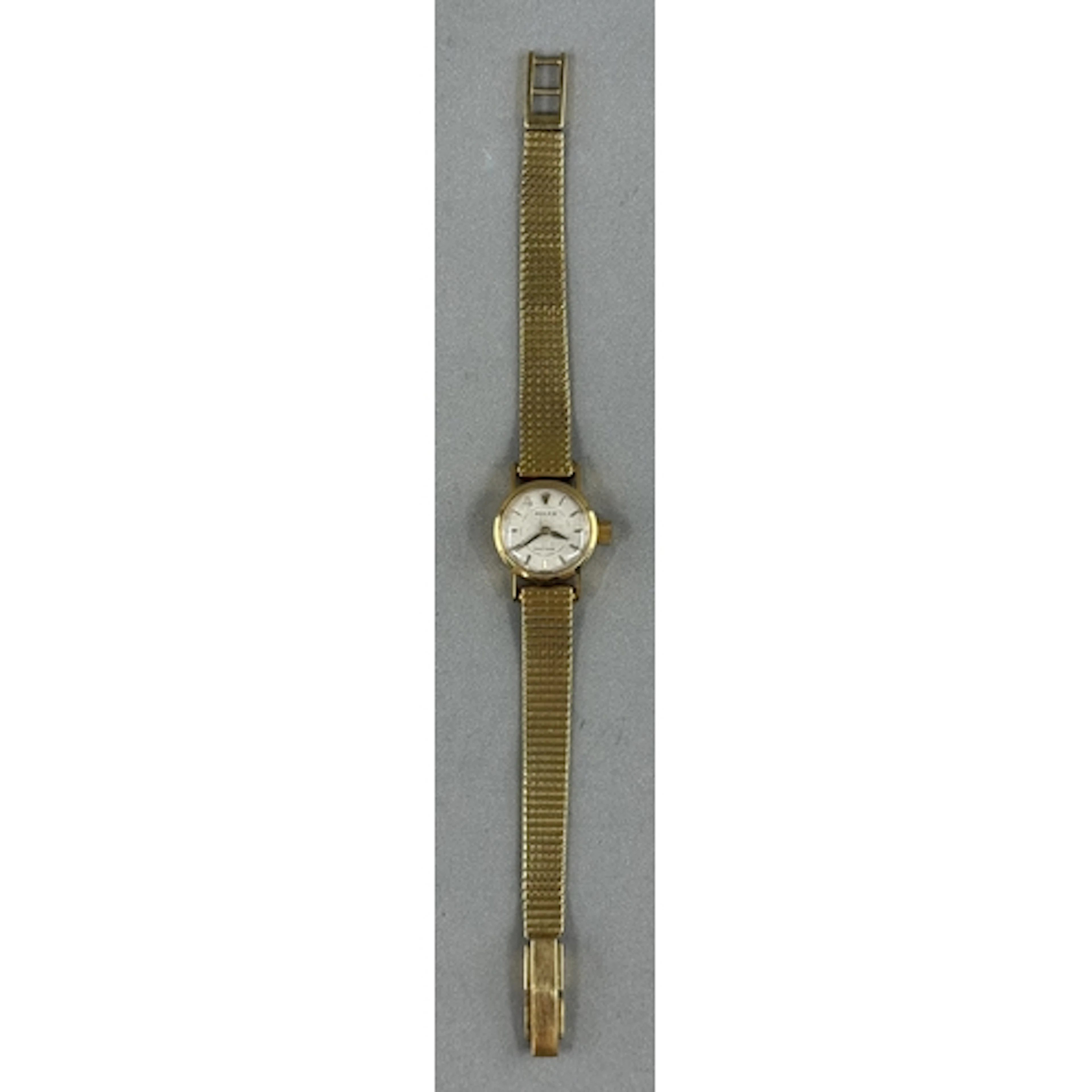 Watches: a ladies yellow metal cased Rolex cocktail wristwat...