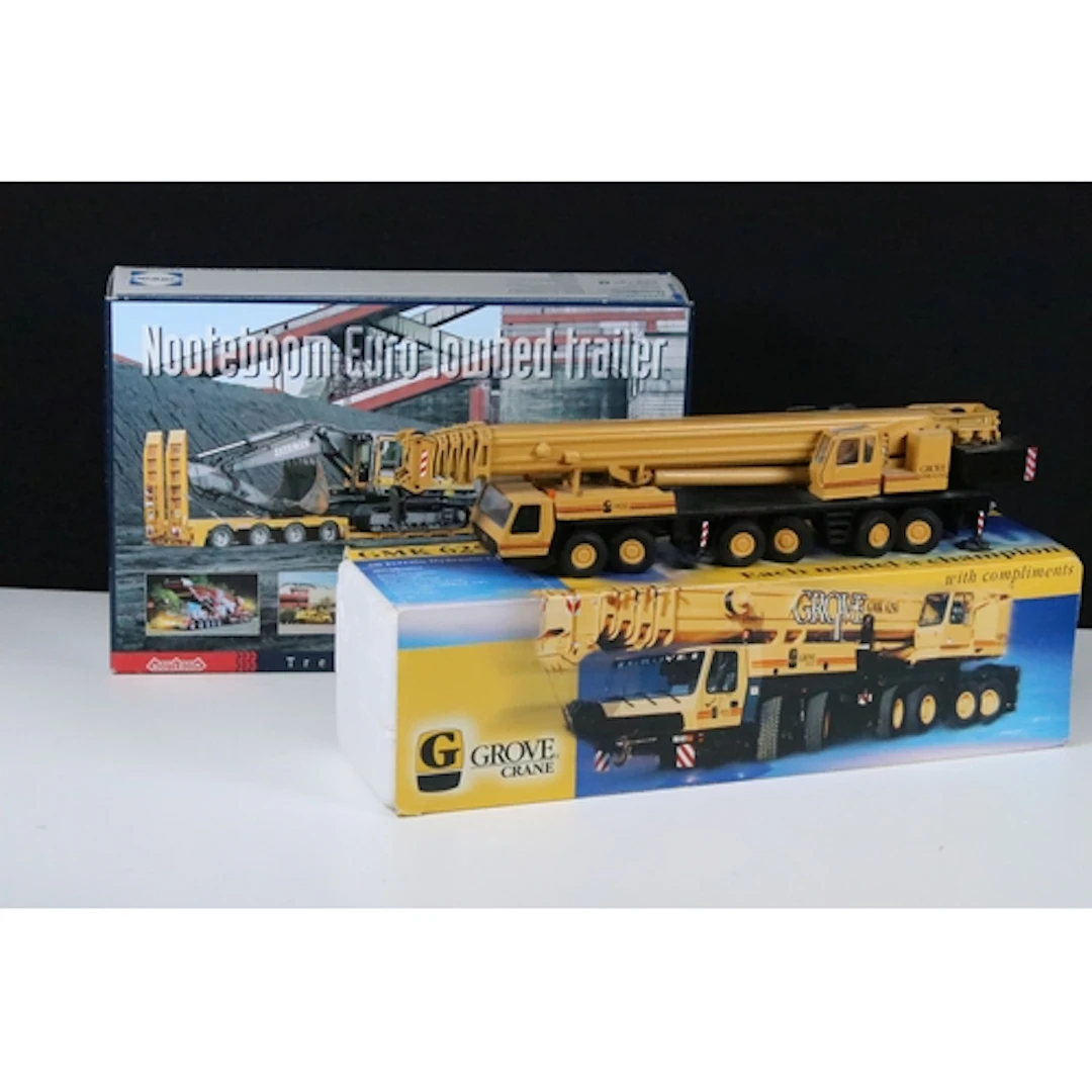 Two boxed Conrad haulage diecast models to include Grove Cra...