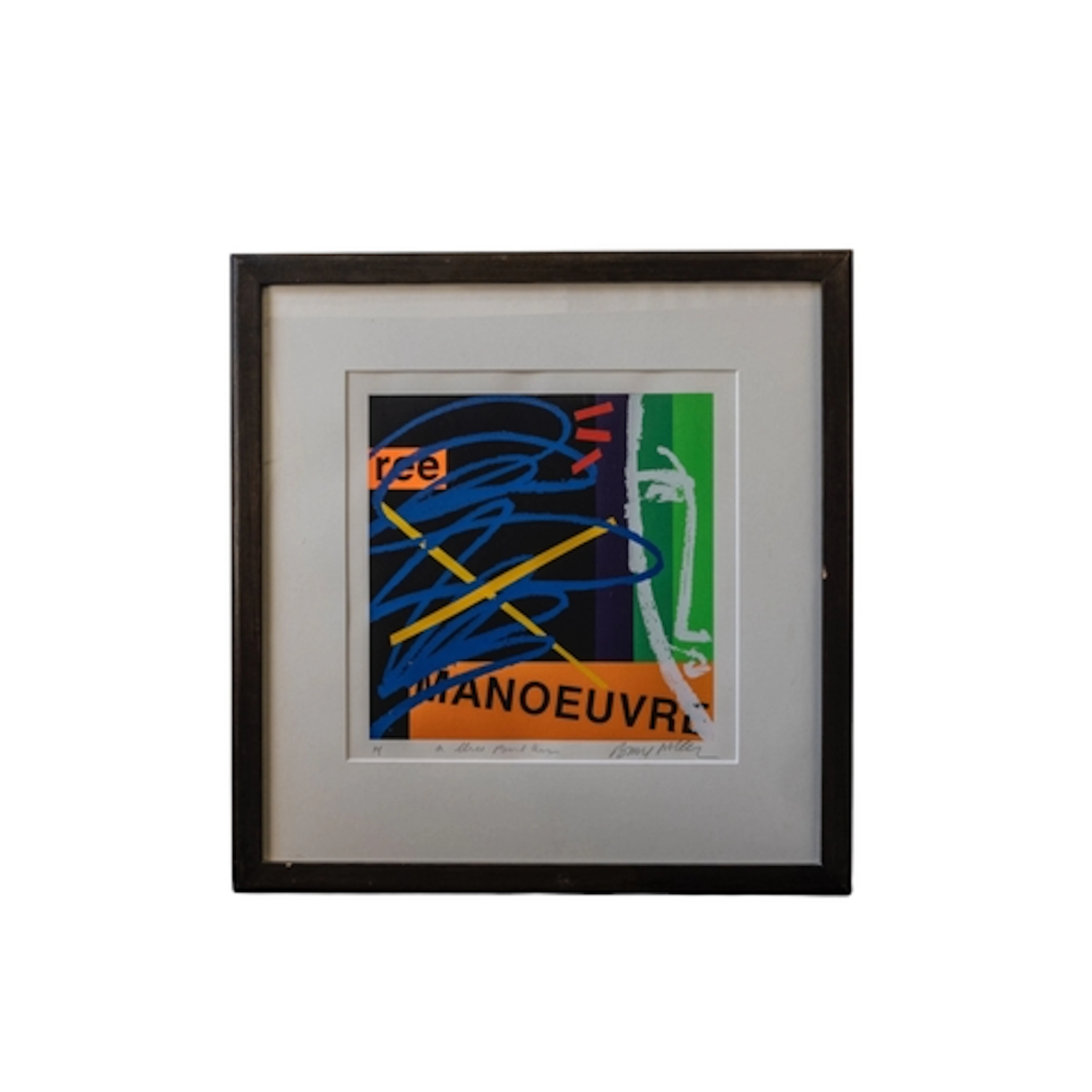 BRUCE McLEAN (Scottish, b.1944) 'A THREE POINT TURN' ARTIST'...