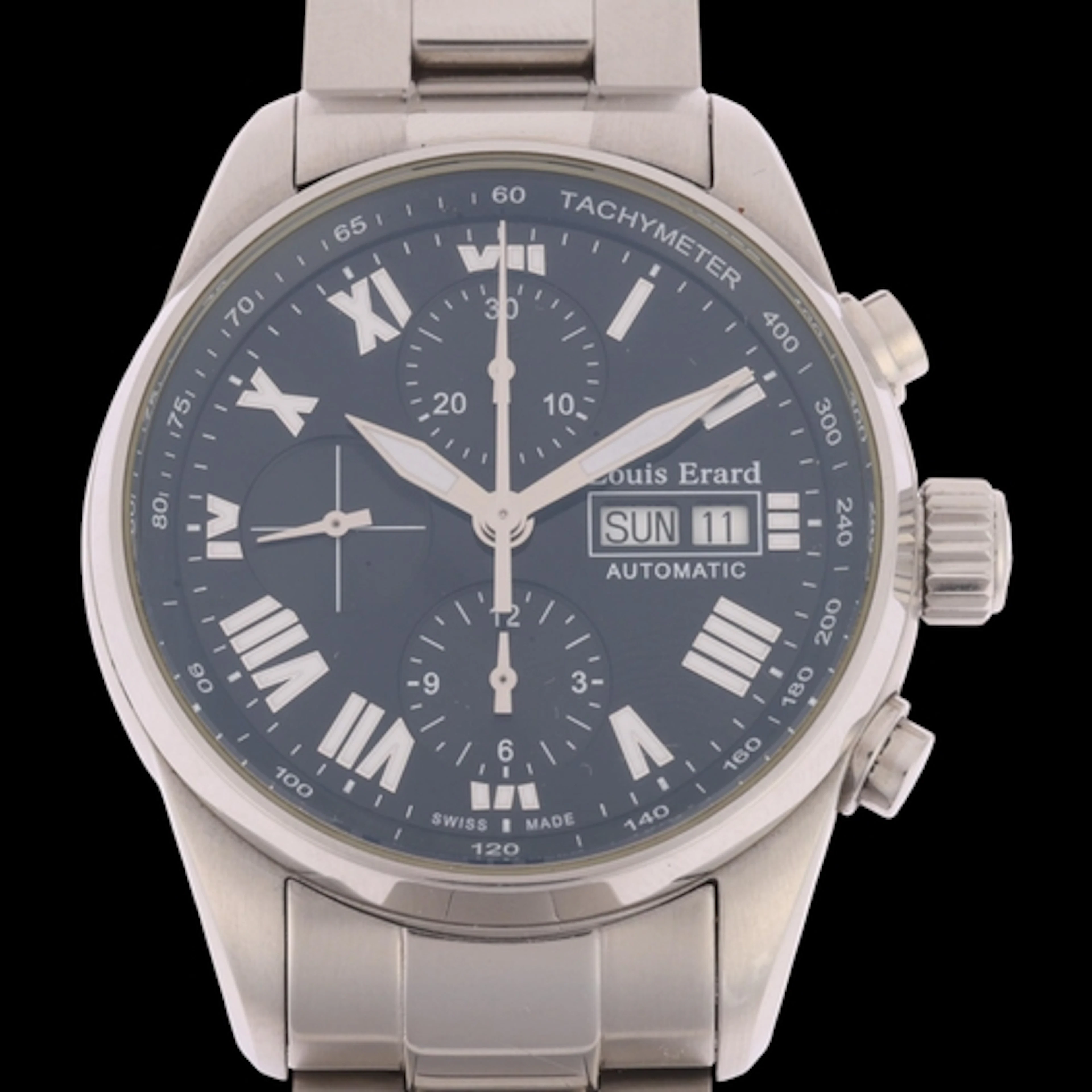 LOUIS ERARD - a stainless steel Heritage automatic chronogra...