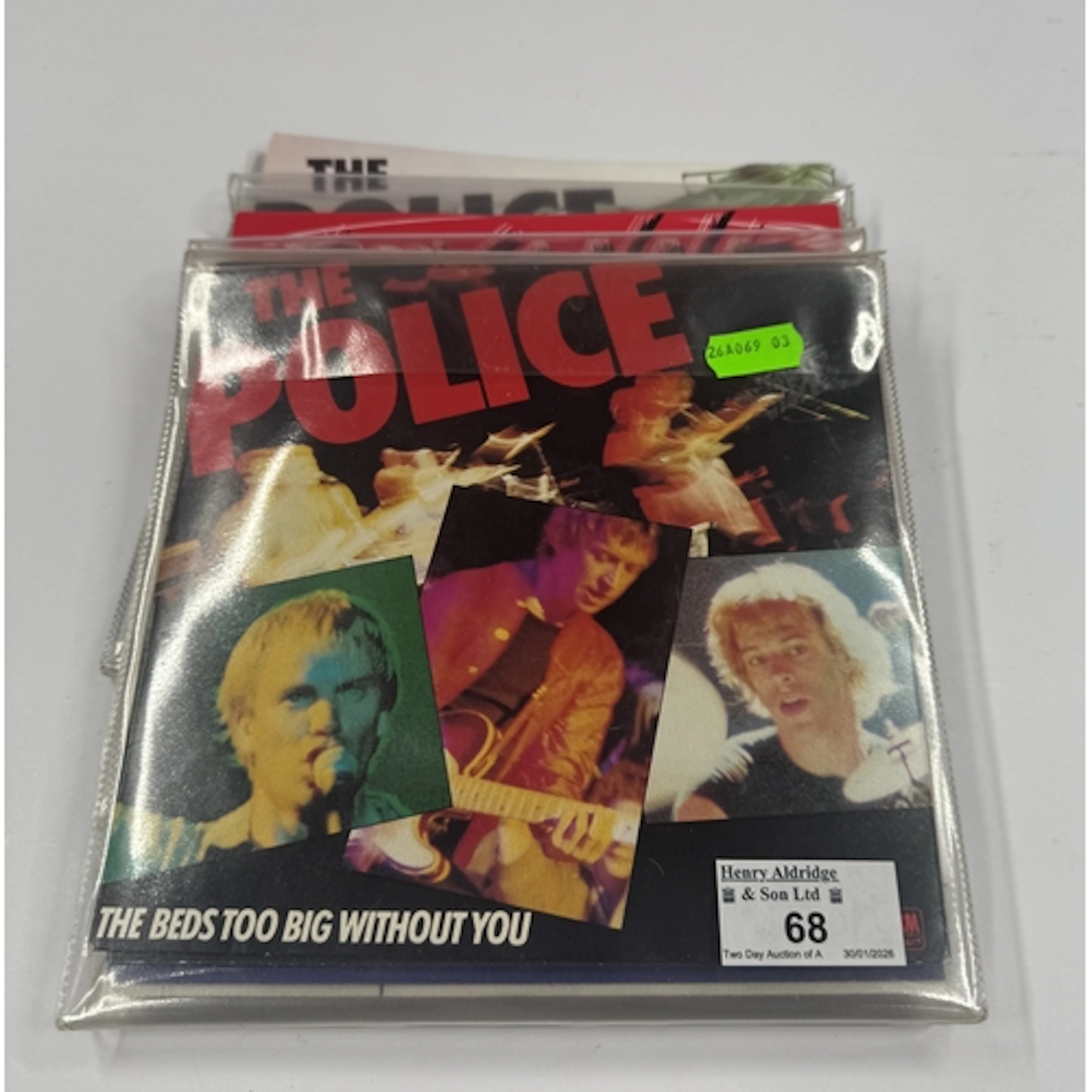 Pop Music: Police Limited edition 6 x 7in blue vinyl, 1980, ...
