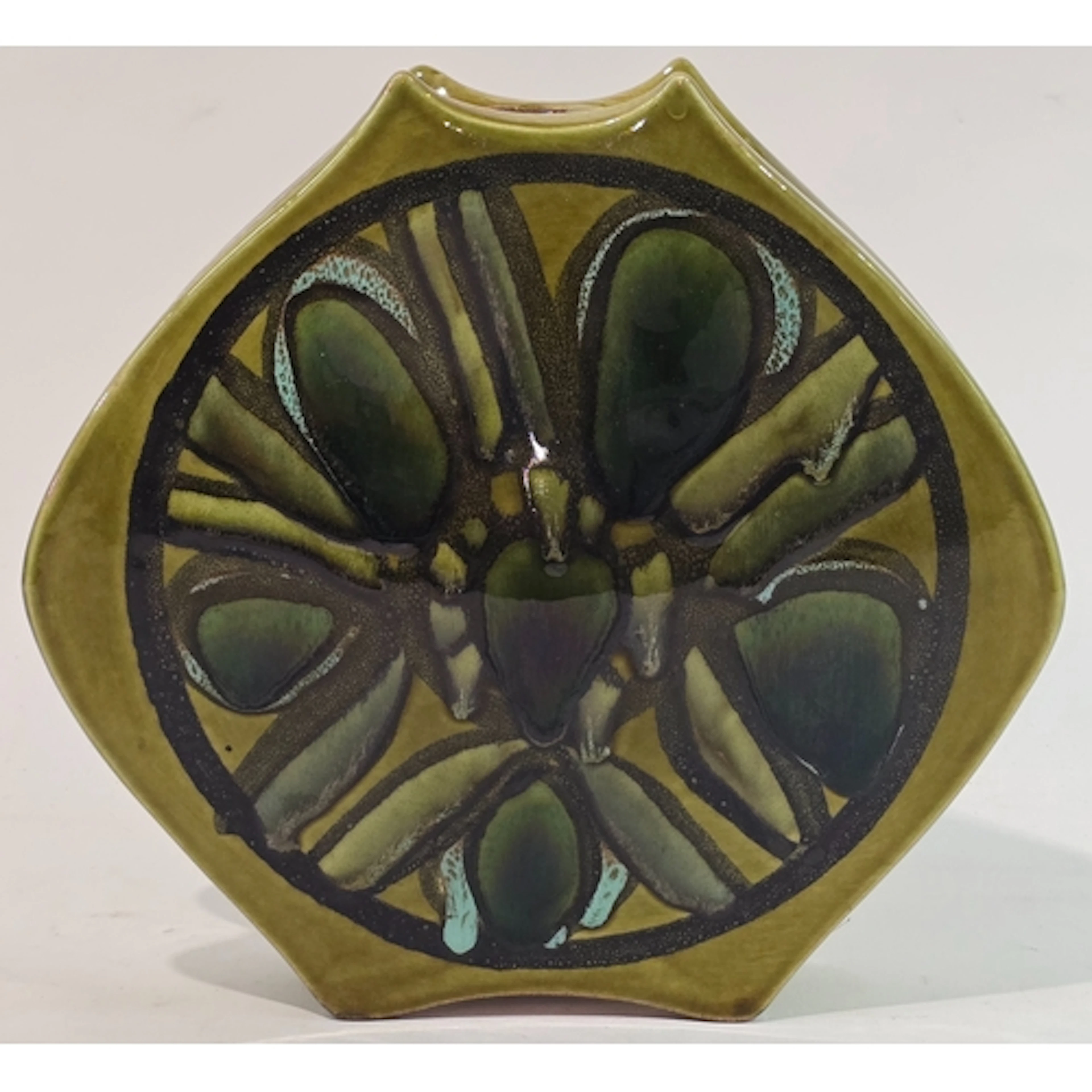 Poole Pottery hard to find Delphis Packet of Crisps vase.