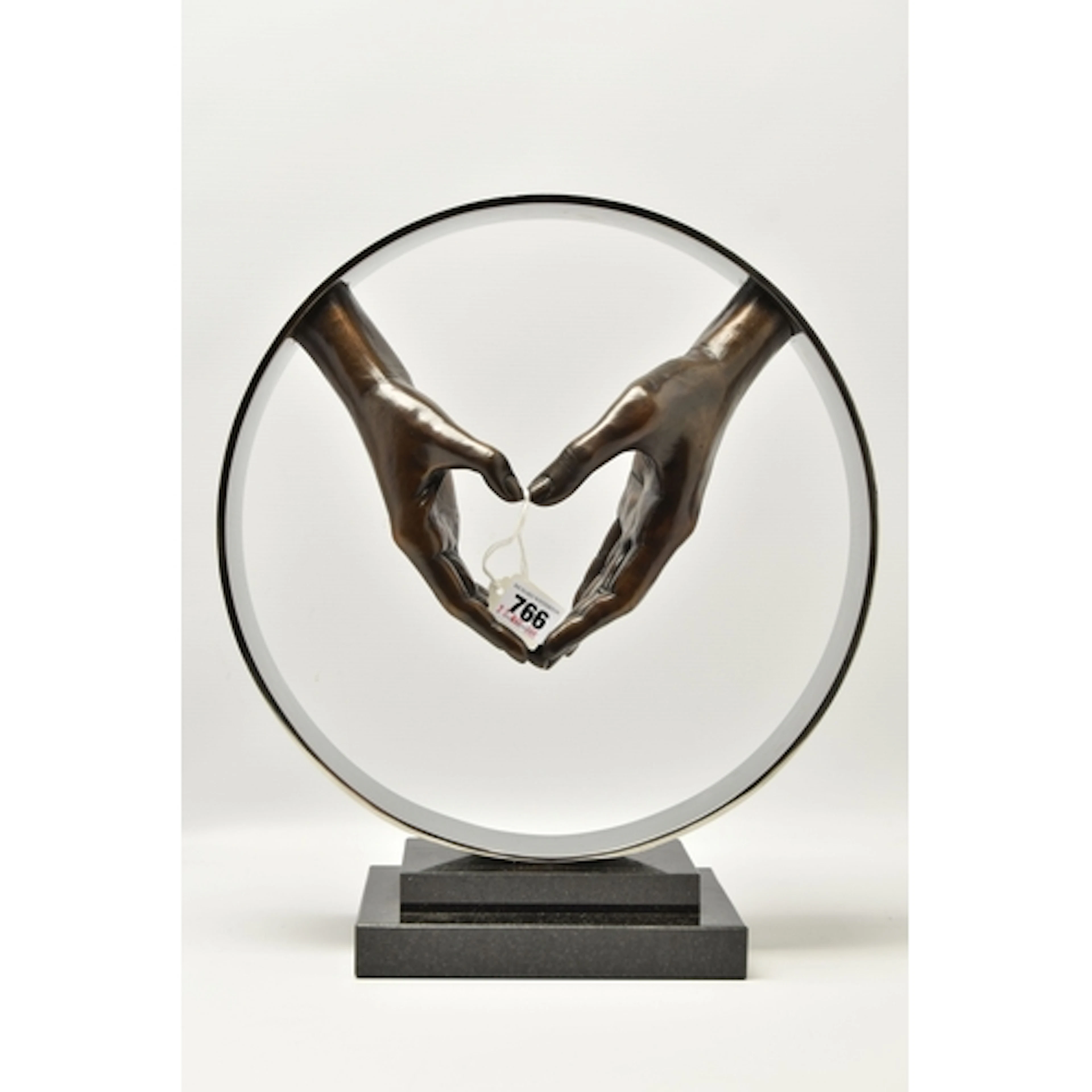 MICHAEL TALBOT (BRITISH CONTEMPORARY) 'LASTING LOVE', a scul...