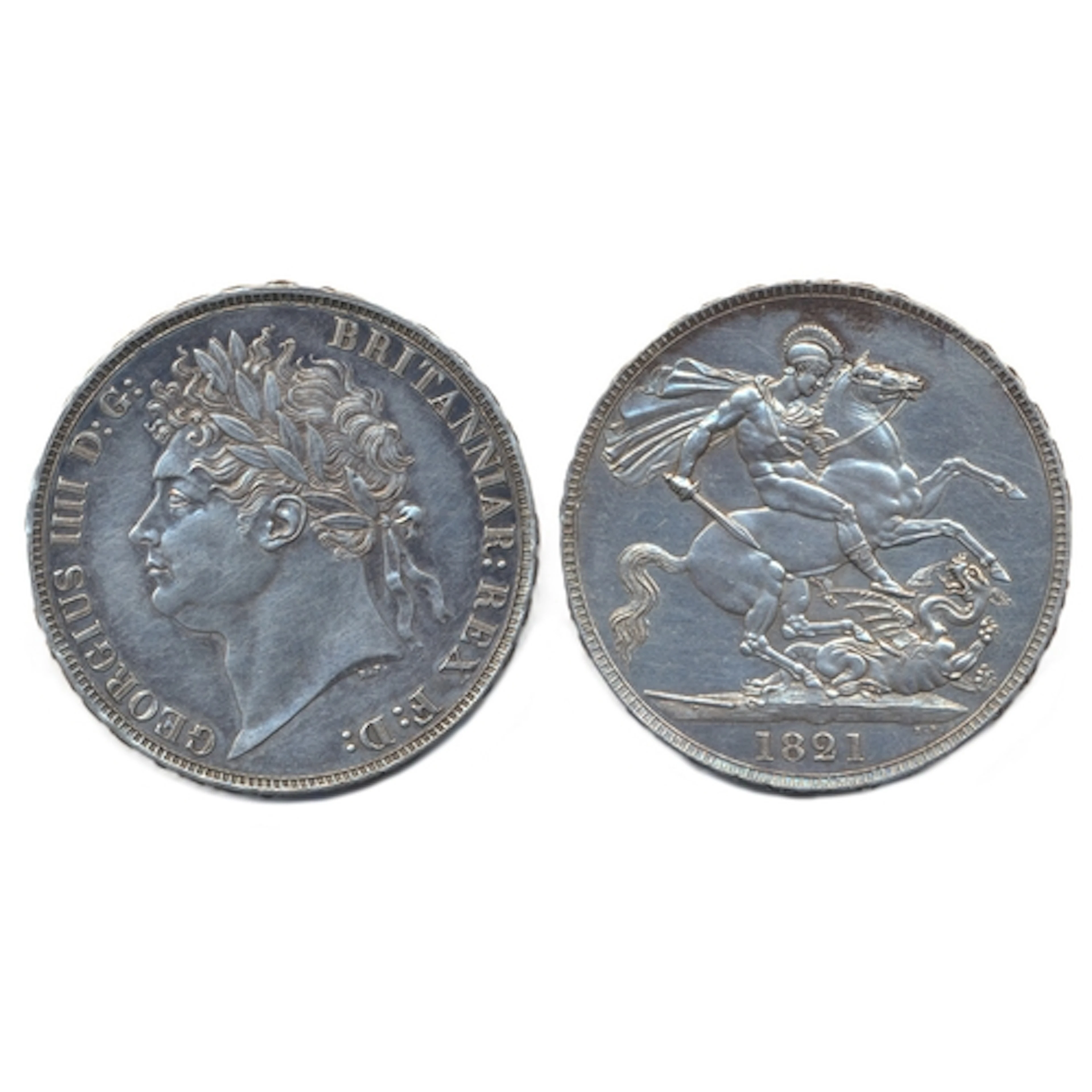 1821 SECUNDO crown extremely fine. (Y)