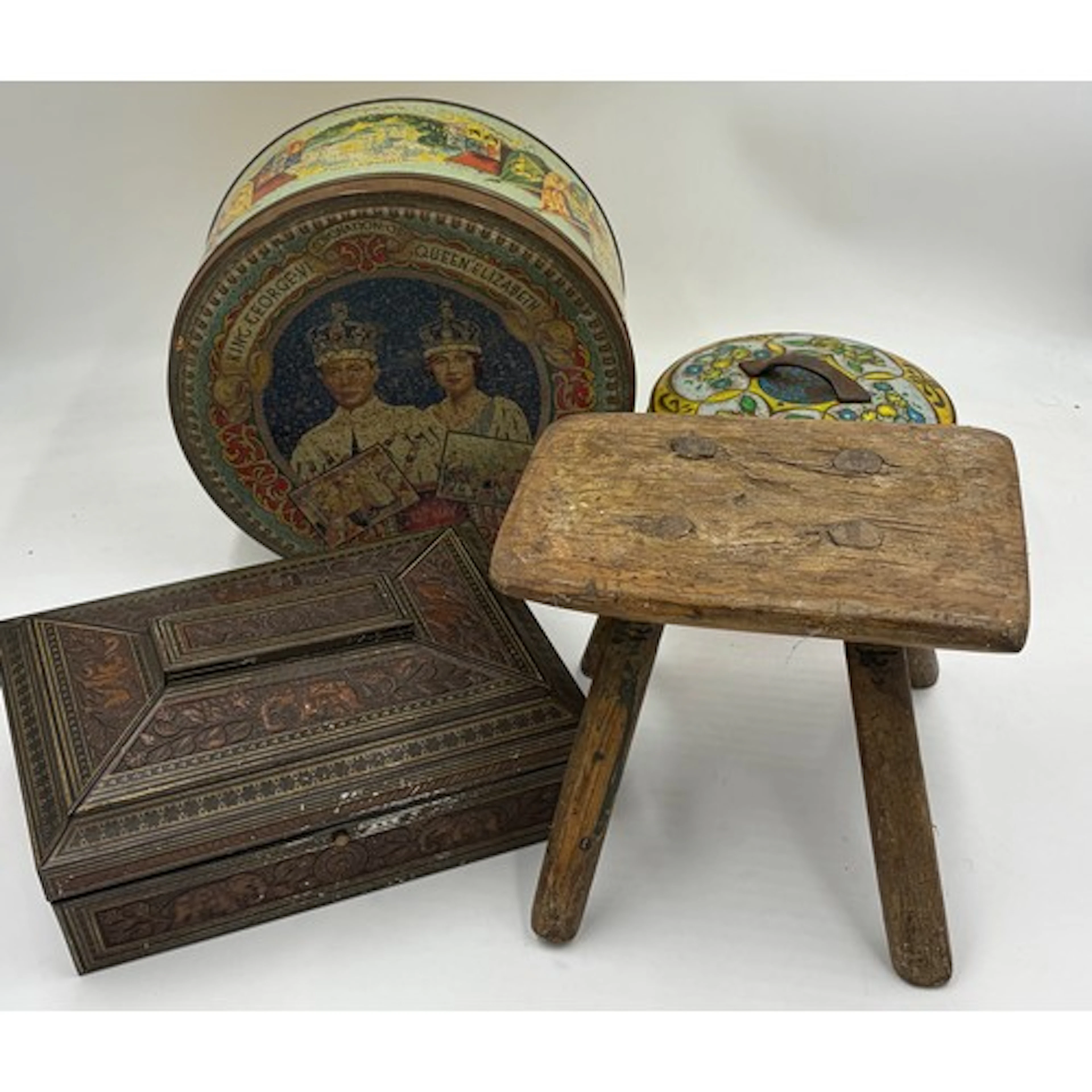 Huntley & Palmer novelty biscuit tin in the form of an India...