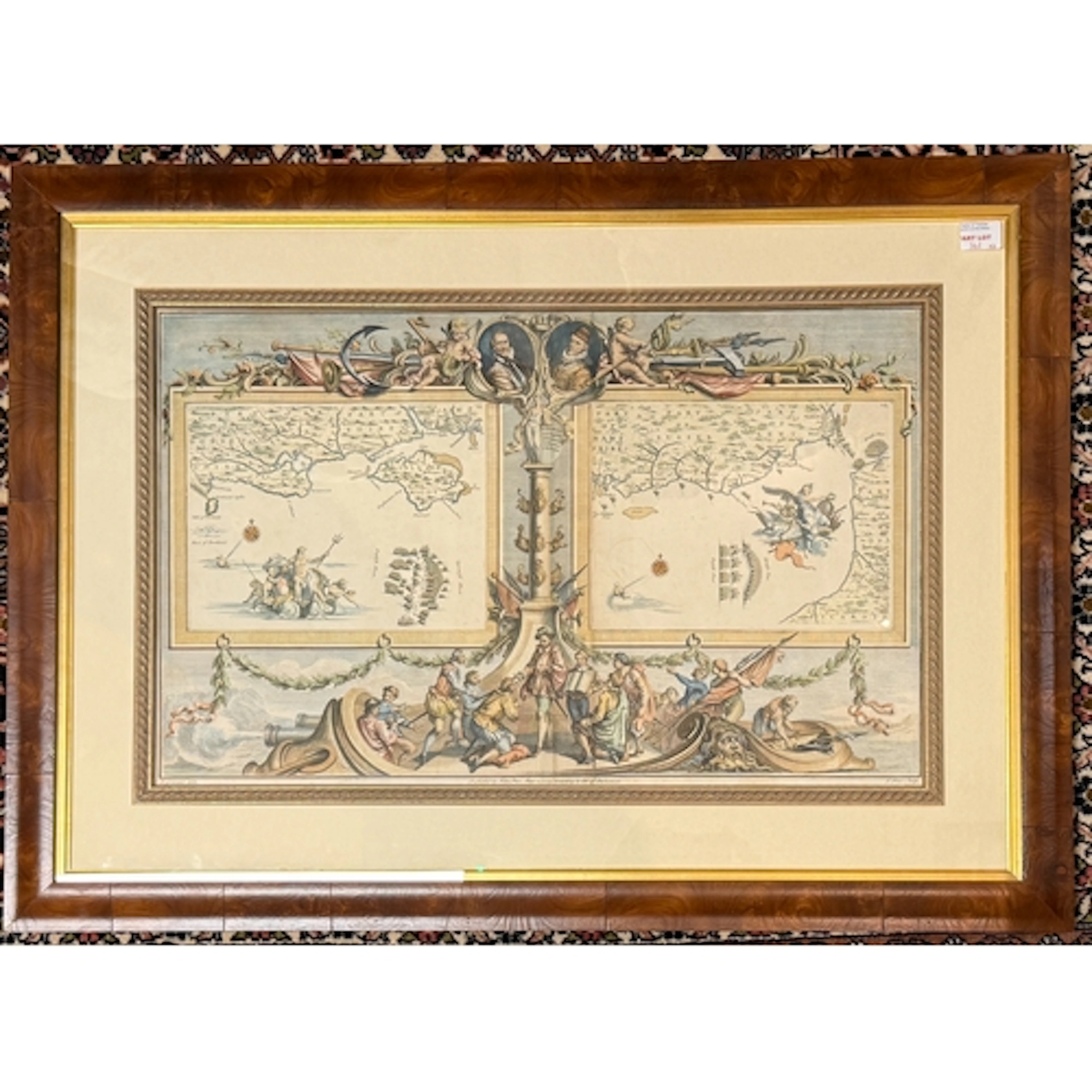 Pine (John) after Hubert Francois-Gravelot: Two sea charts '...