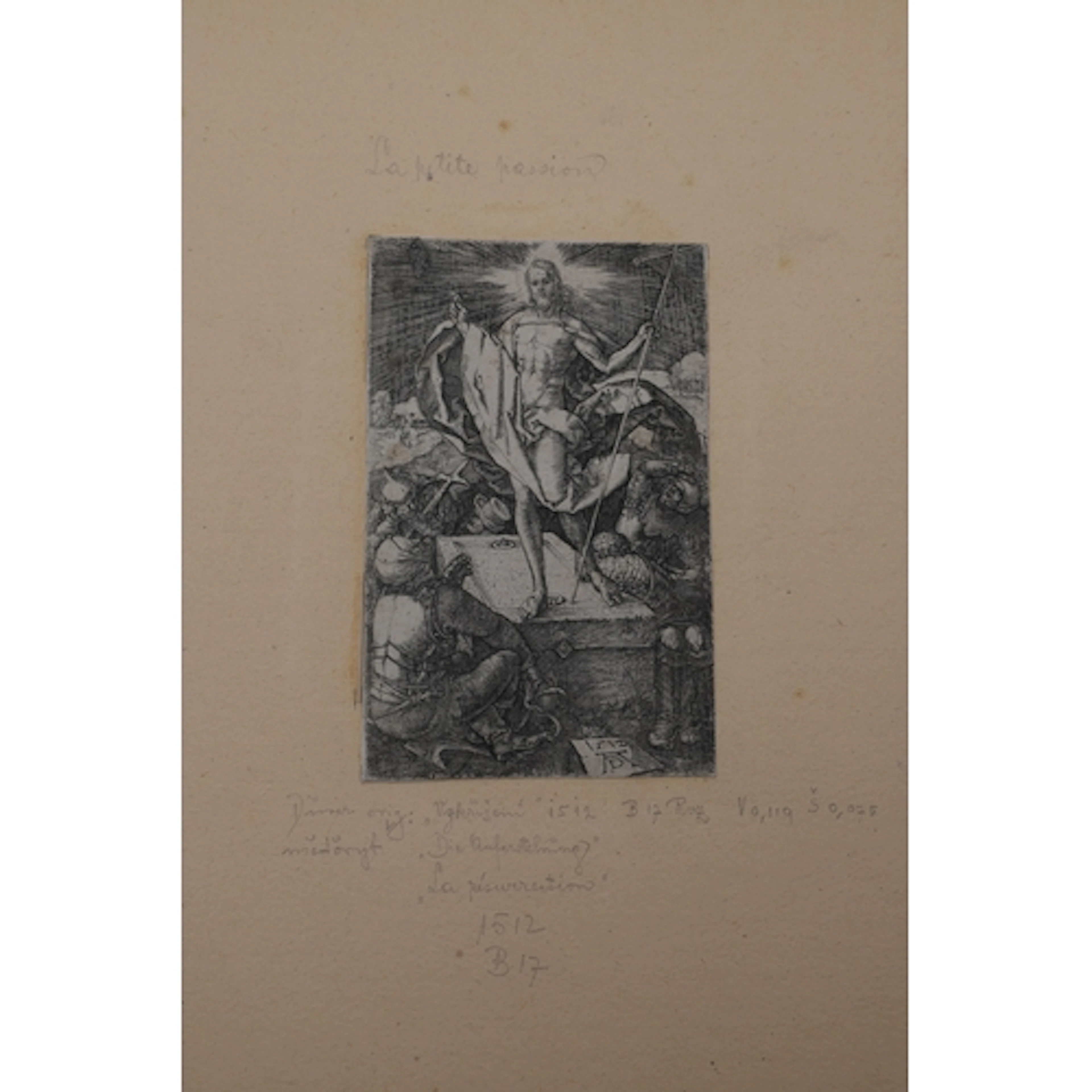 ALBRECHT DÜRER (GERMAN, 1471-1528). The Resurrection (Bartsc...