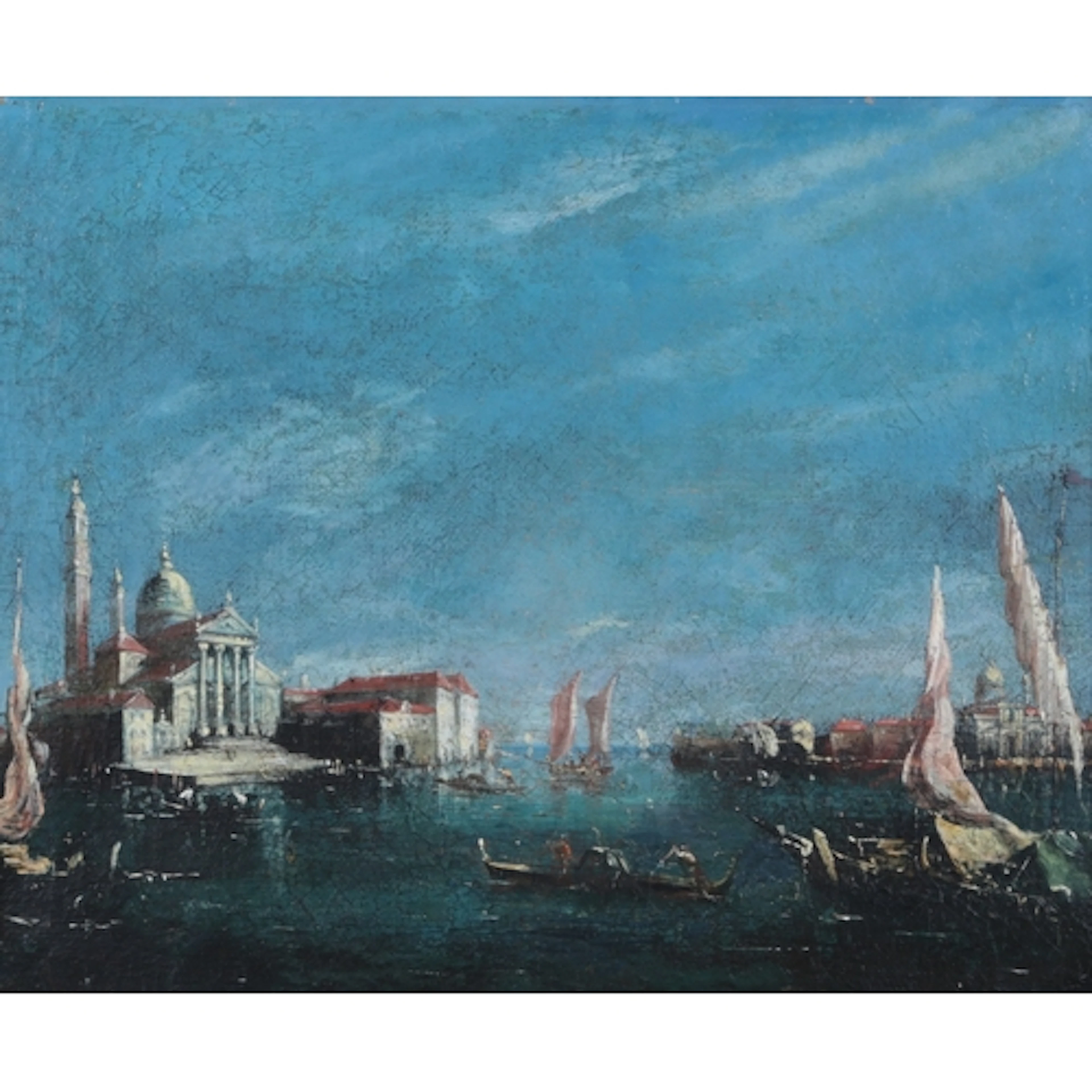 After Francesco Guardi (Italian, 1712-1793) 'San Giorgio fr...
