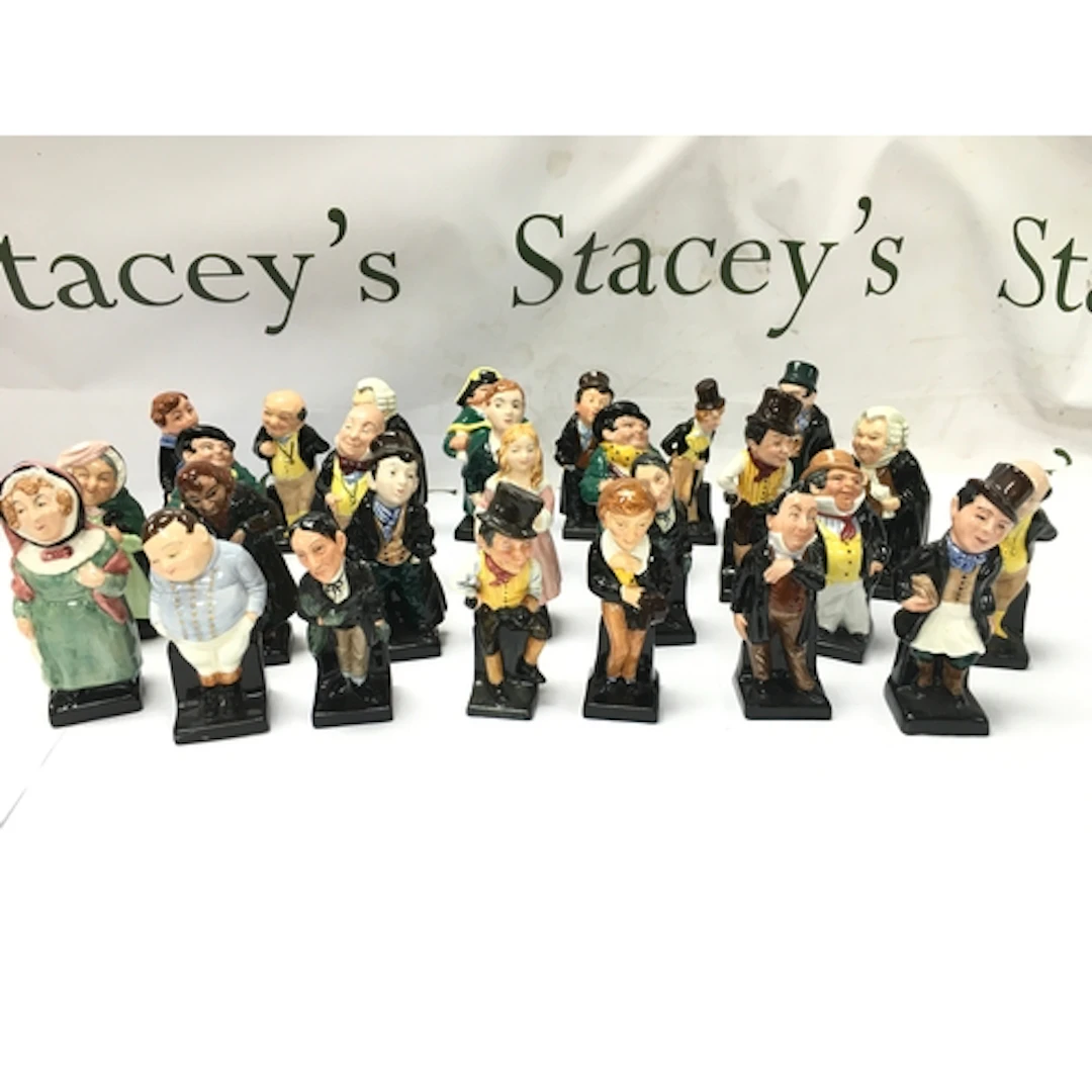 collection of vintage Royal Doulton Charles Dickens characte...