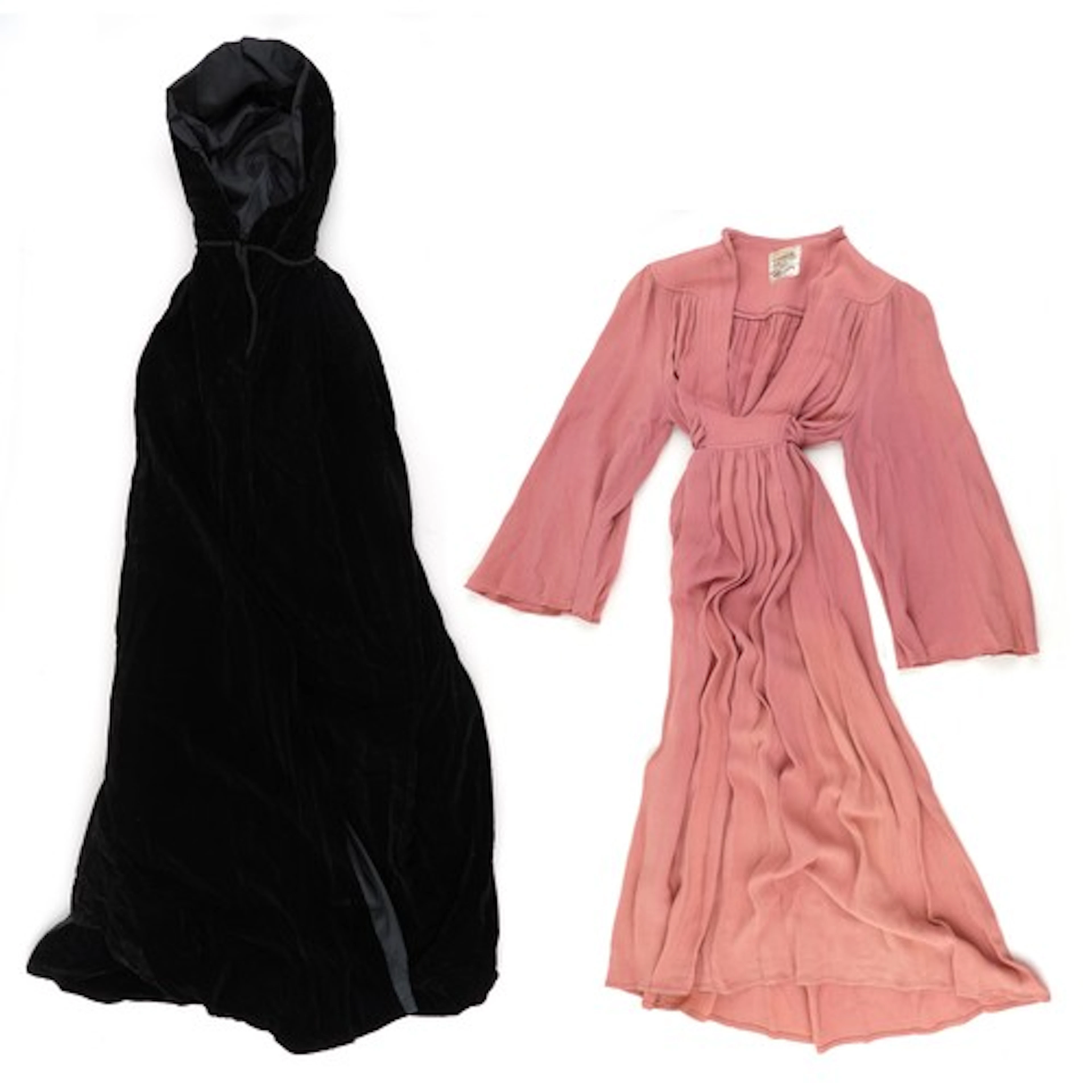 Ossie Clark for Radley, a 1970s moss crepe full length dress...