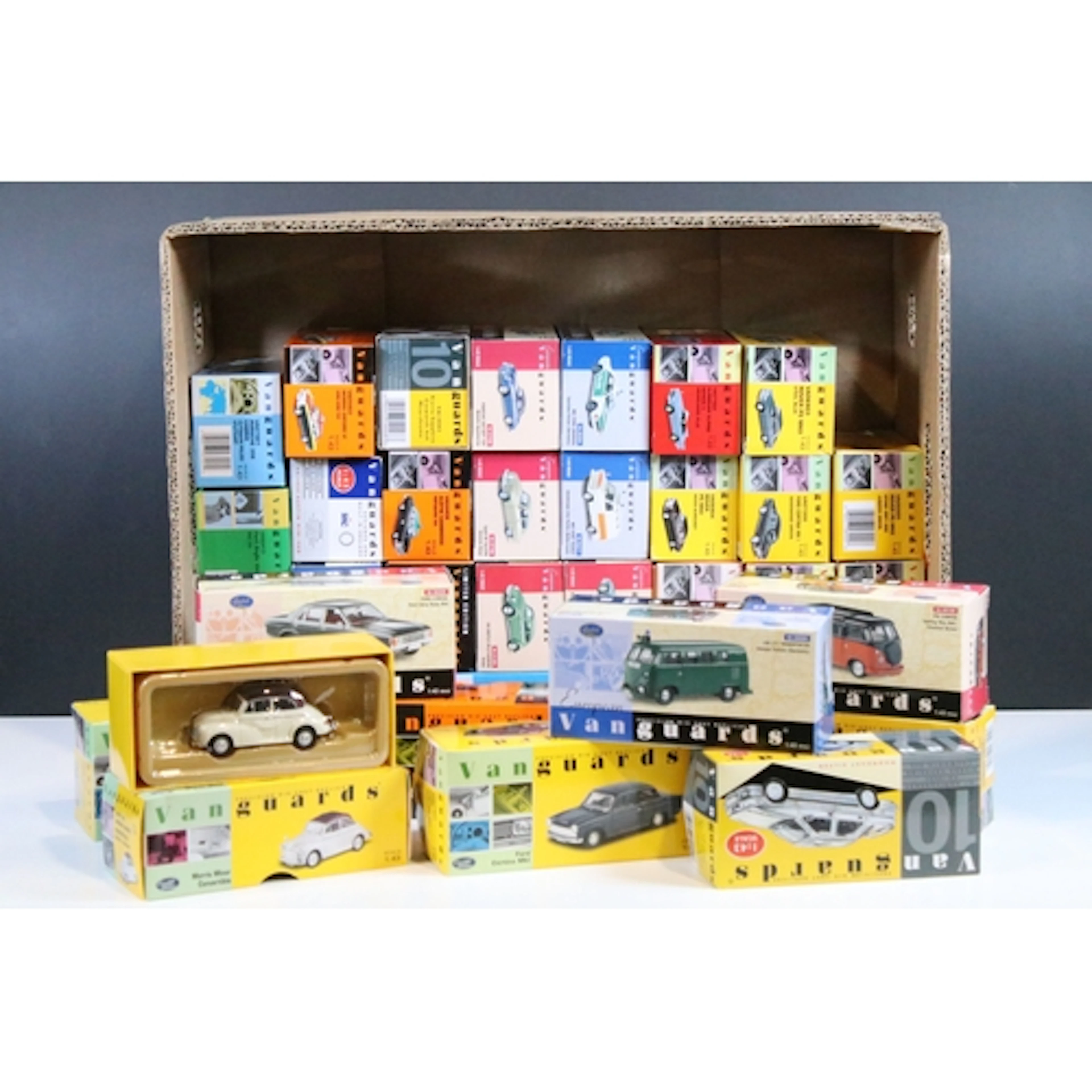 36 Boxed Vanguards diecast models to include European Vangua...