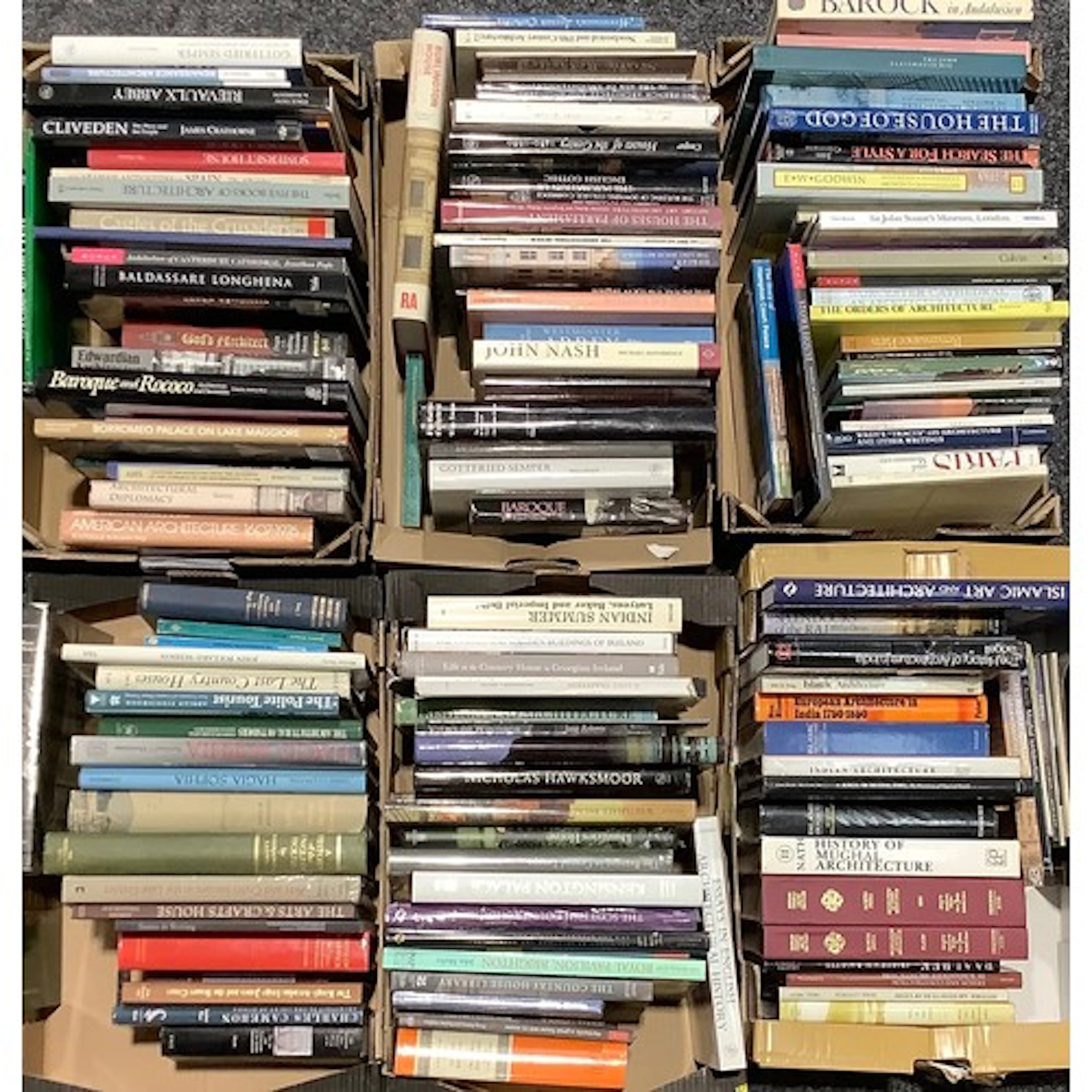 Books - architecture including Stowe House, Baroque, Sir Joh...
