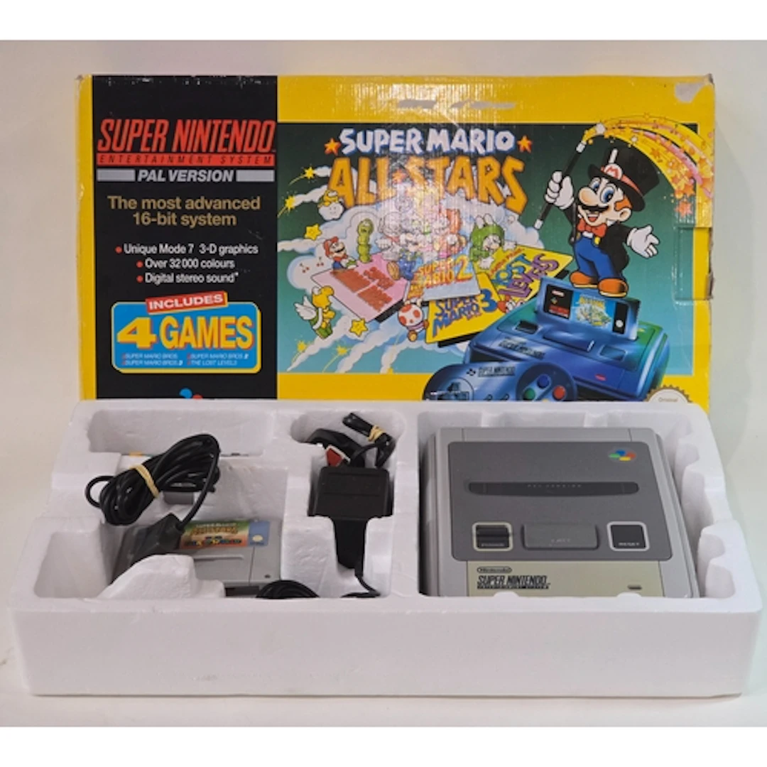Vintage Super Nintendo Entertainment System (SNES) Super Mar...