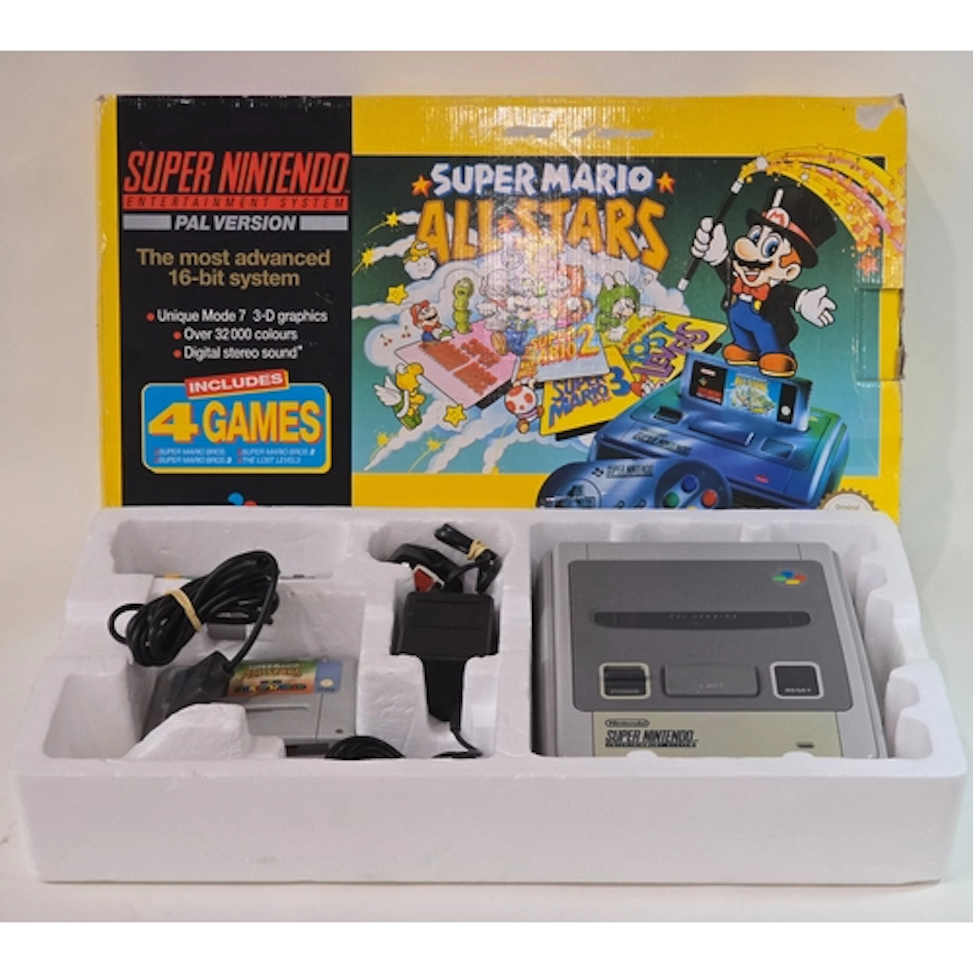 Vintage Super Nintendo Entertainment System (SNES) Super Mar...