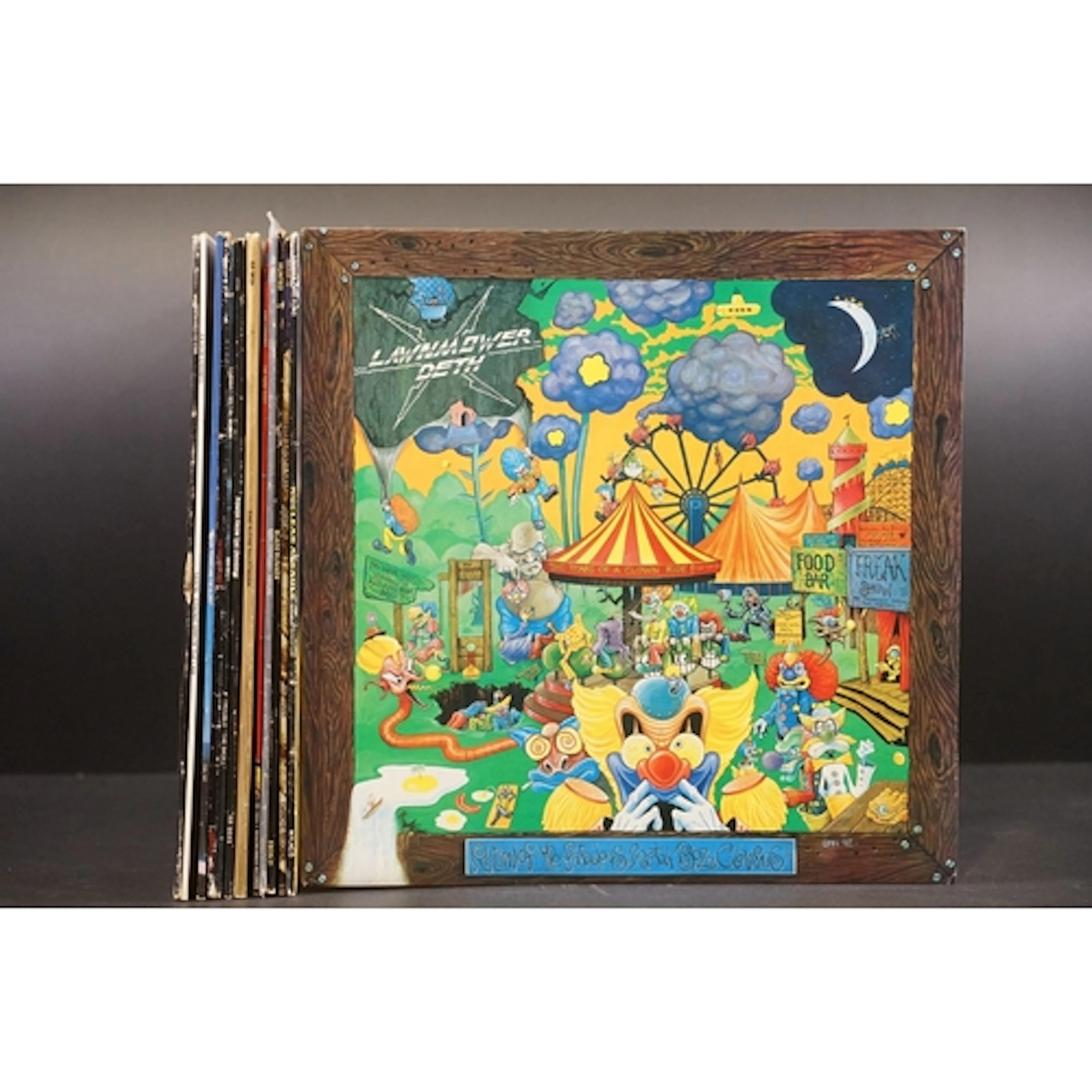 Vinyl - 13 Metal / Thrash LPs to include Lawnmower Deth, Nuc...