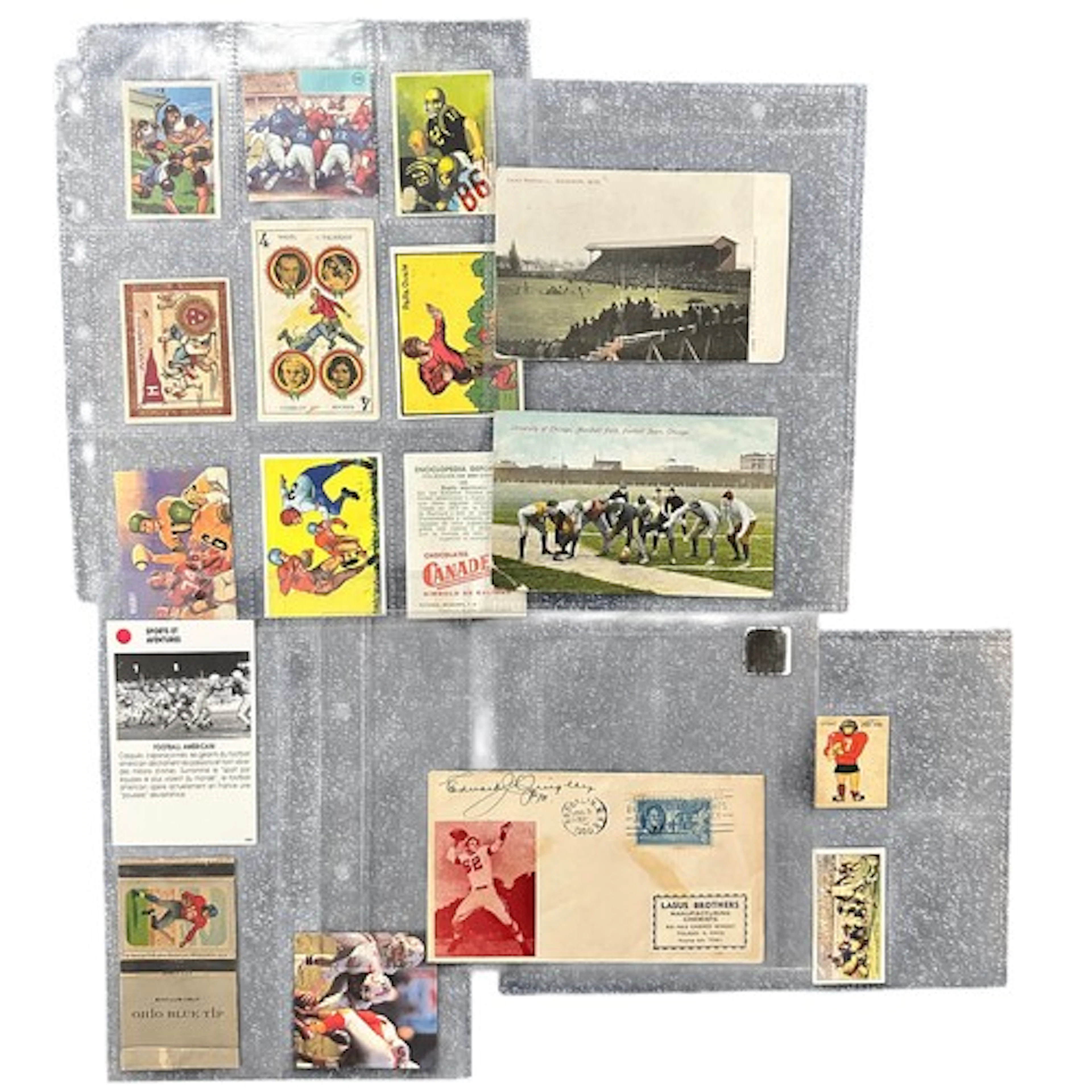American football, vintage to modern gridiron NFL AFL trade ...