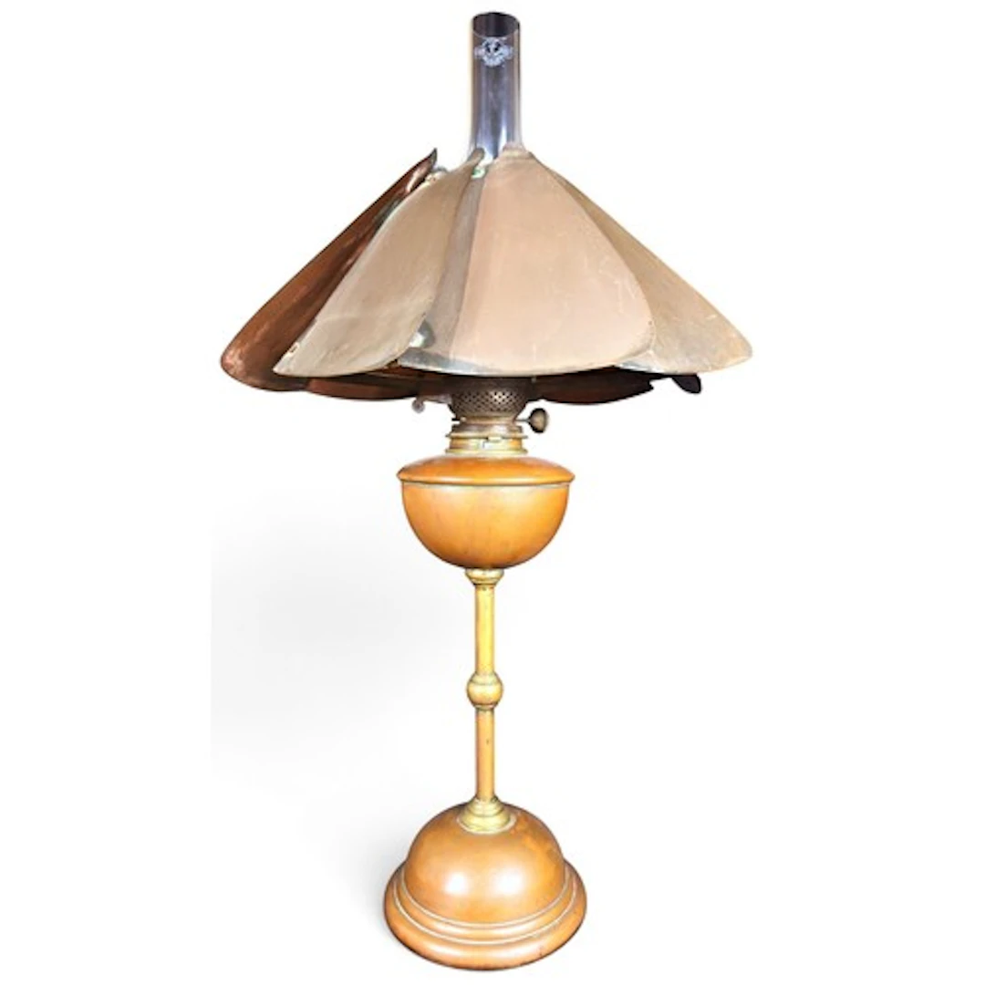 Attributed to W.A.S Benson (British, 1854-1924) a copper and...