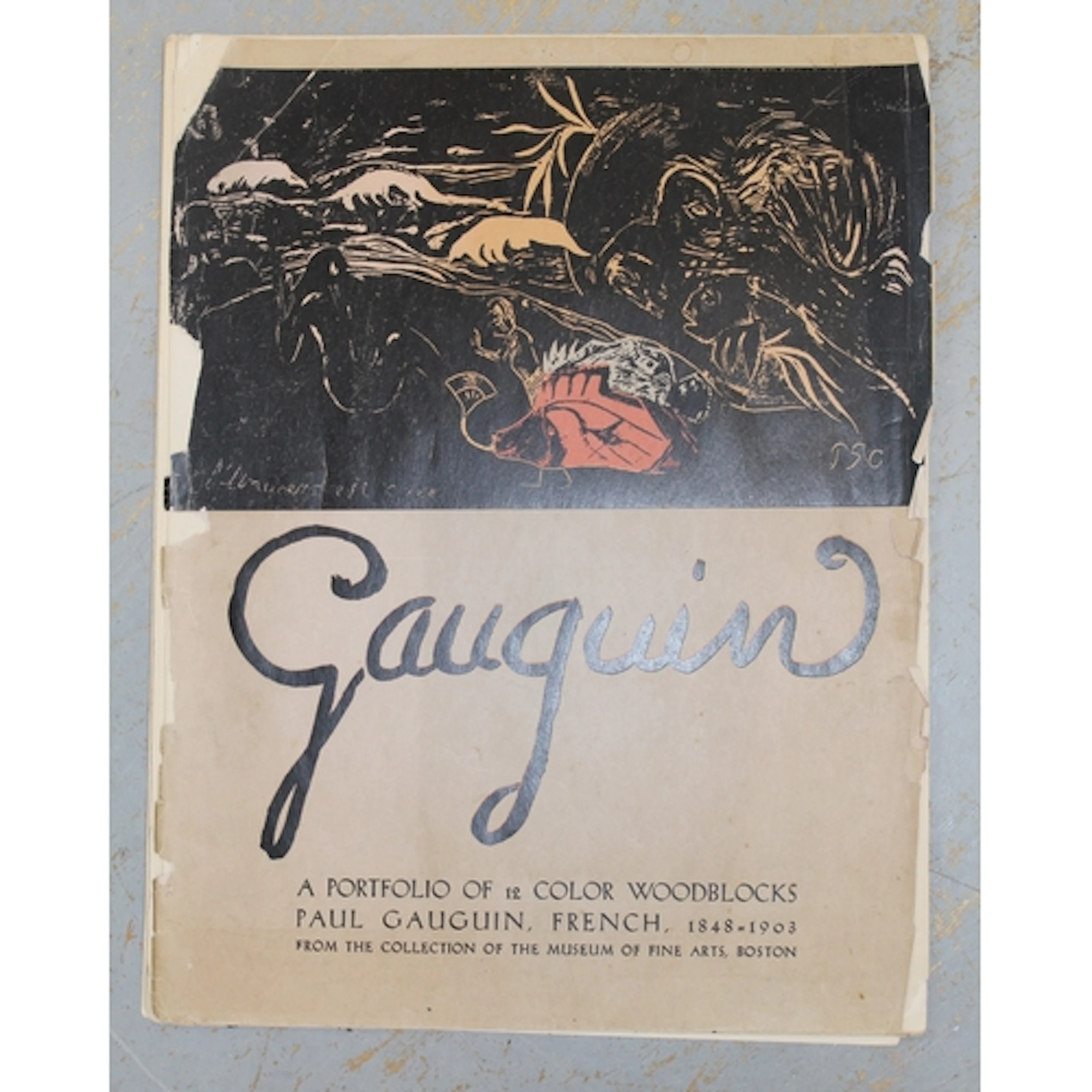 Gauguin, portfolio of ten wood block prints
