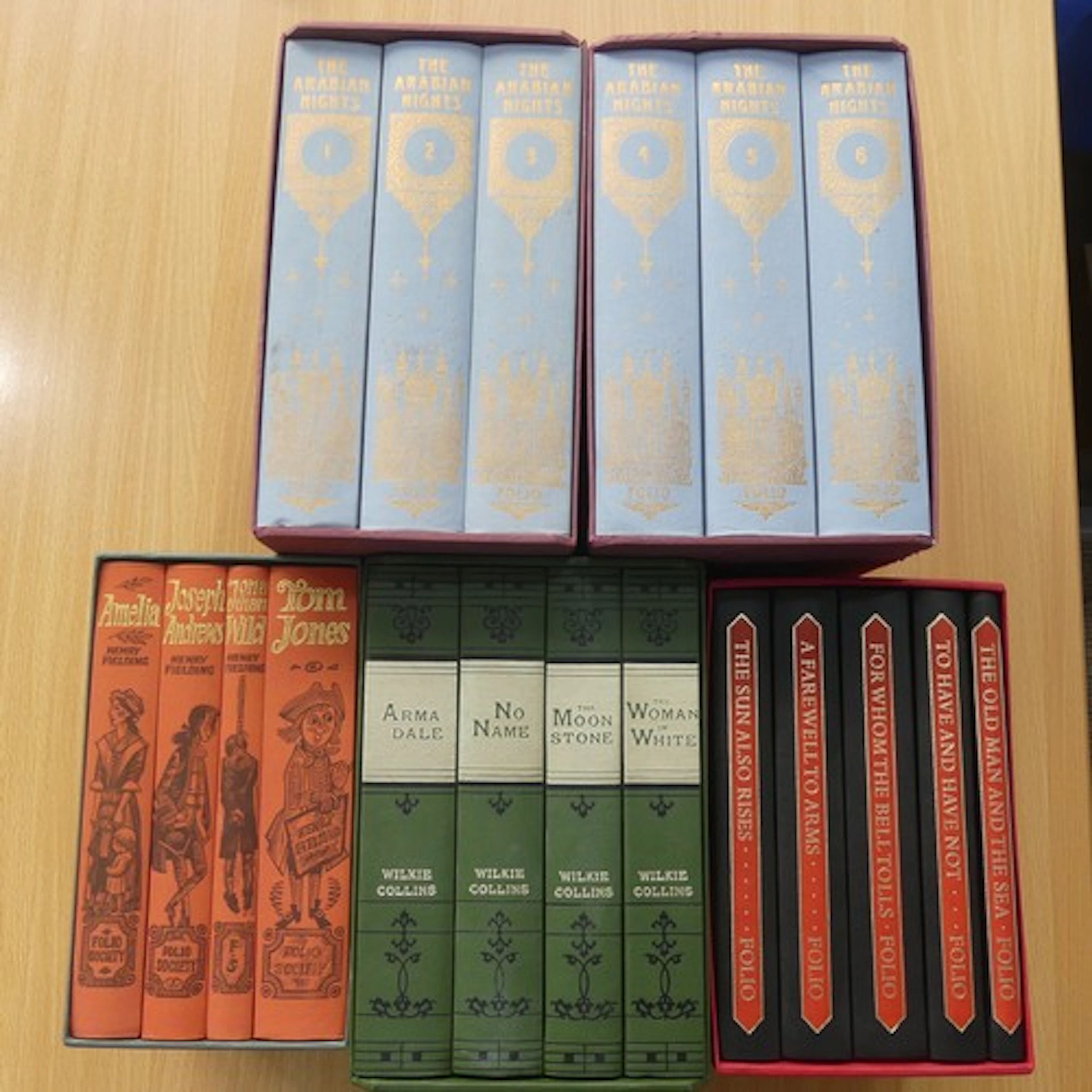 Folio Society; Hemingway, Ernest. 1999 boxed set of five Nov...