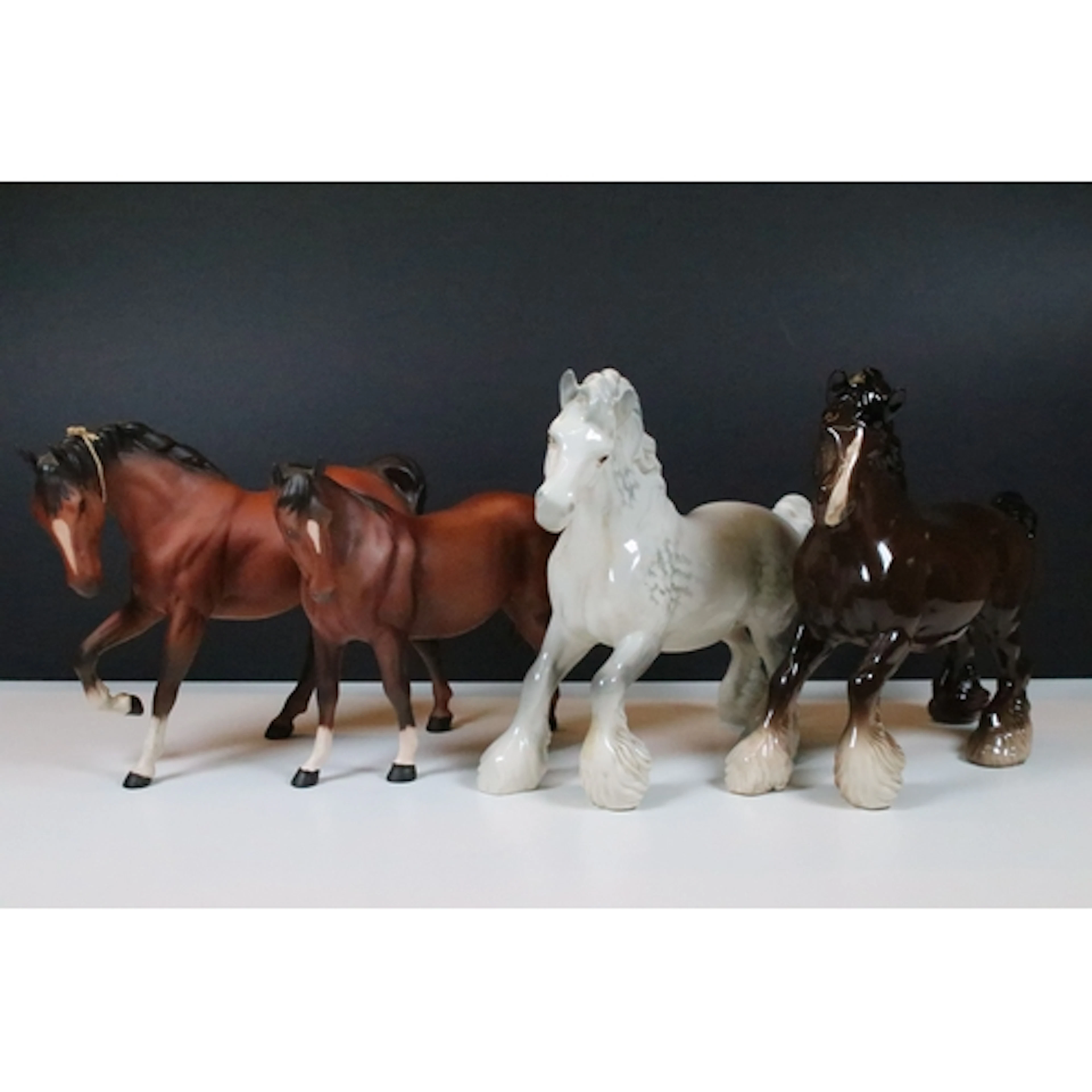 Group of three Royal Doulton figures of horses, to comprise ...
