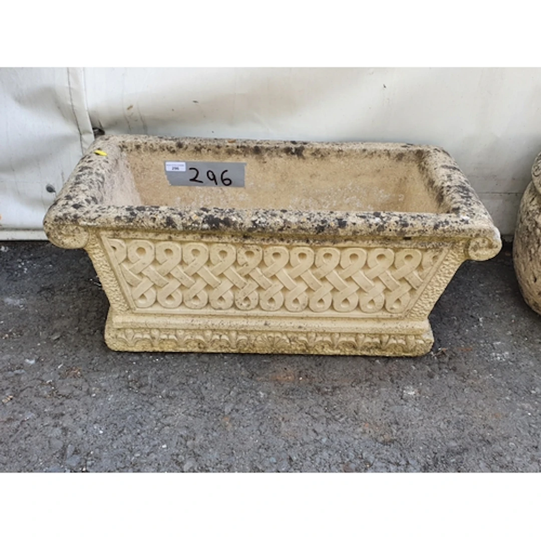 A Cotswold Studios Ltd Garden Planter of rectangular form wi...