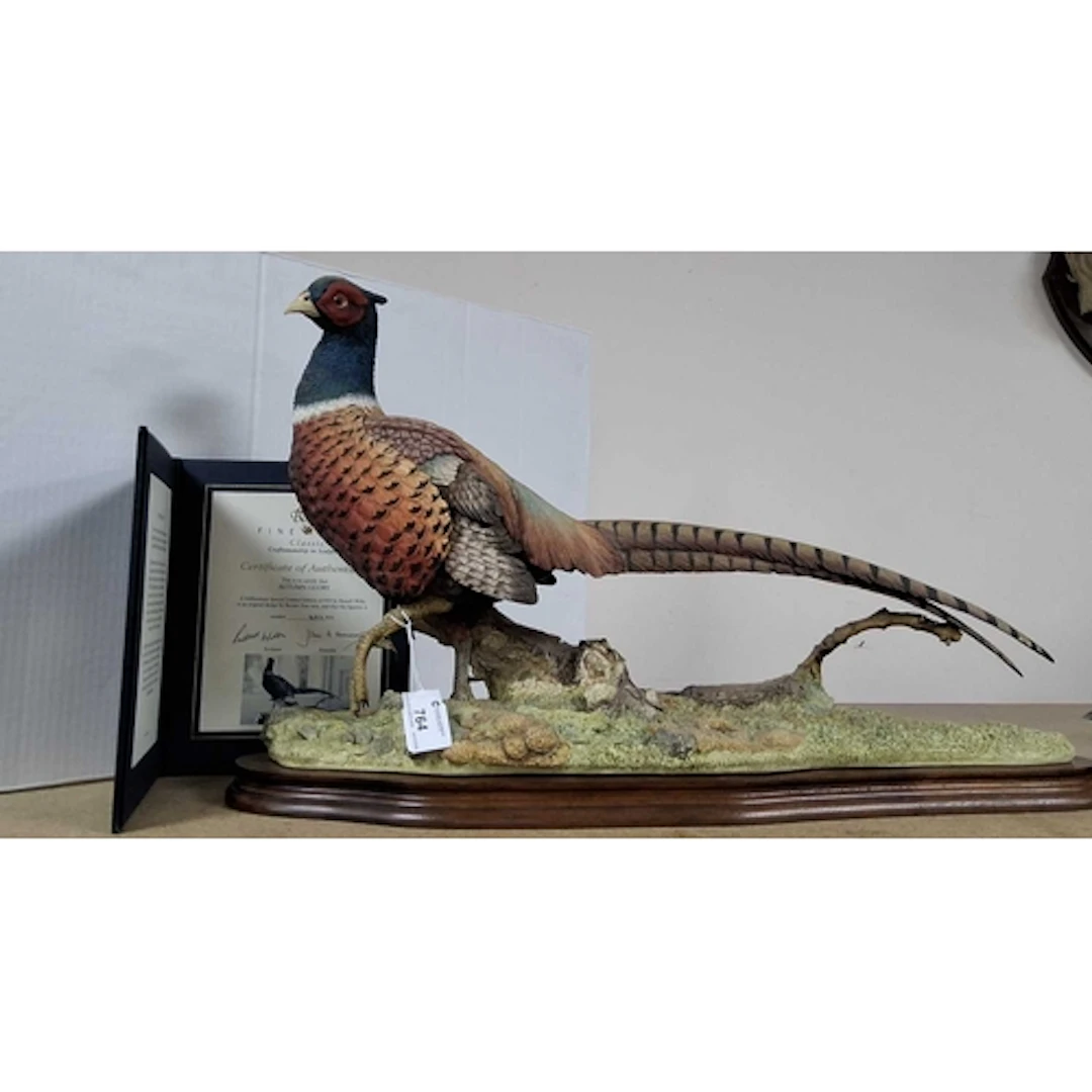 A LIMITED EDITION BORDER FINE ARTS SCULPTURE, featuring 'Aut...