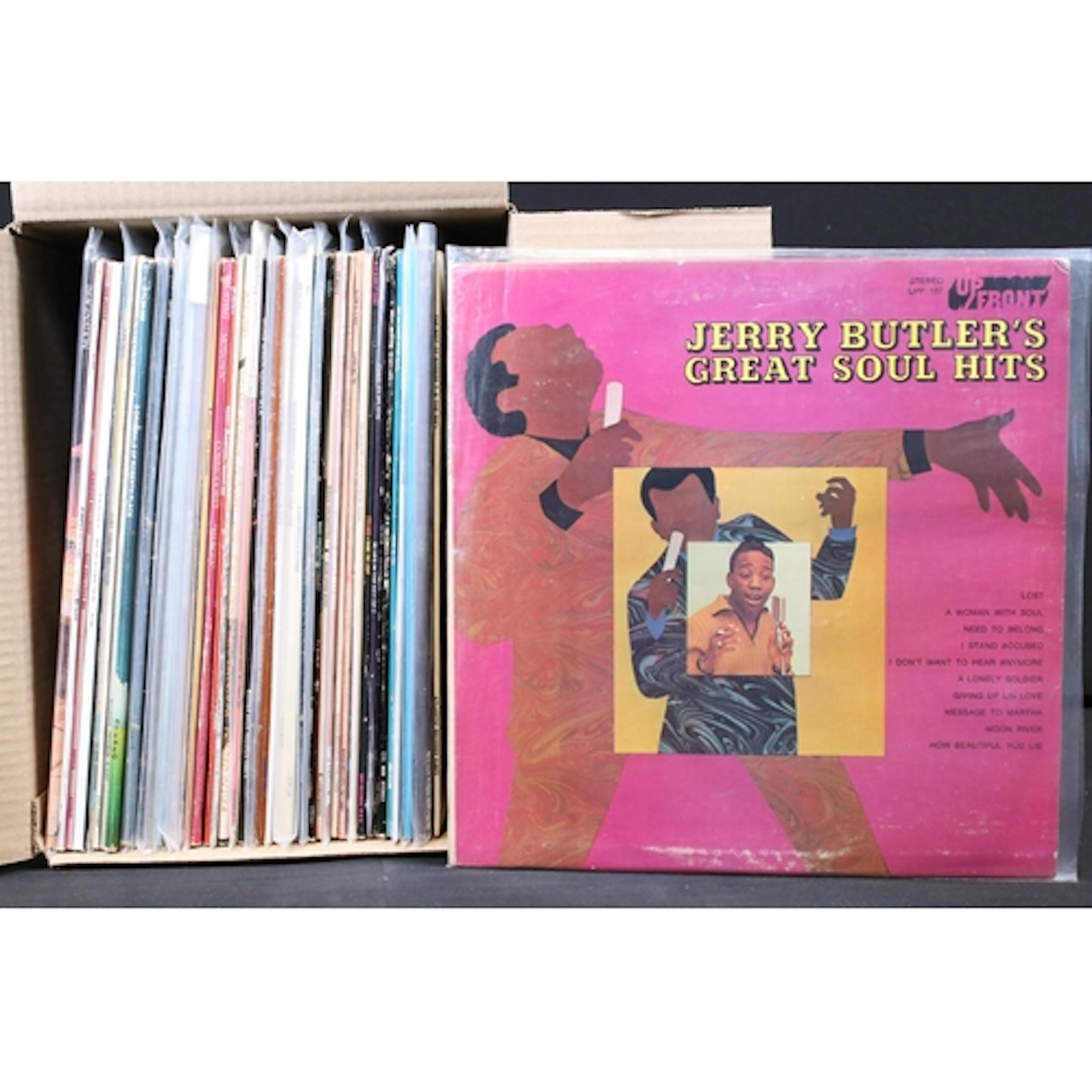 Vinyl - Over 45 Soul / Funk / Disco LPs to include Jerry But...
