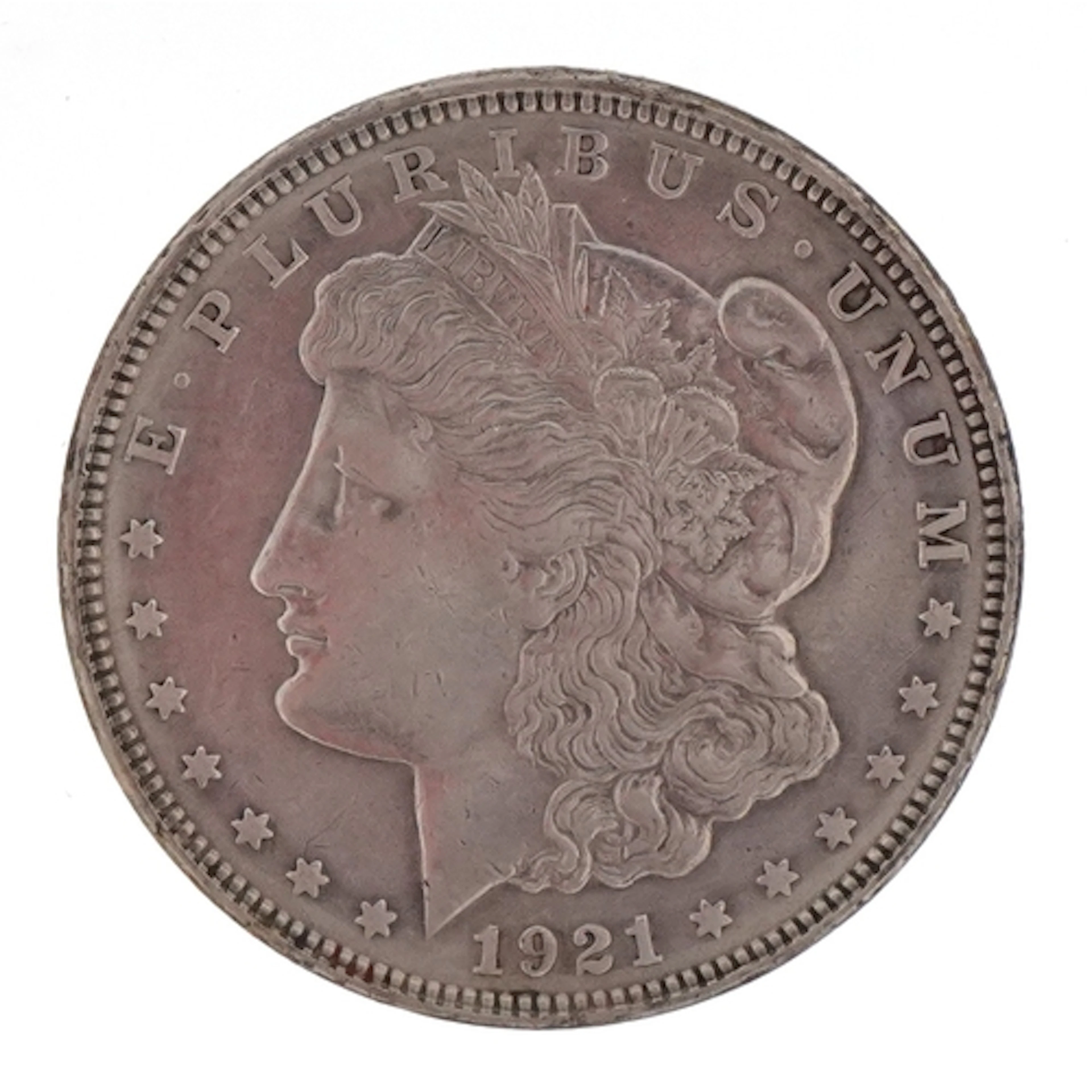United States 1921 Morgan silver dollar, Philadelphia Mint, ...