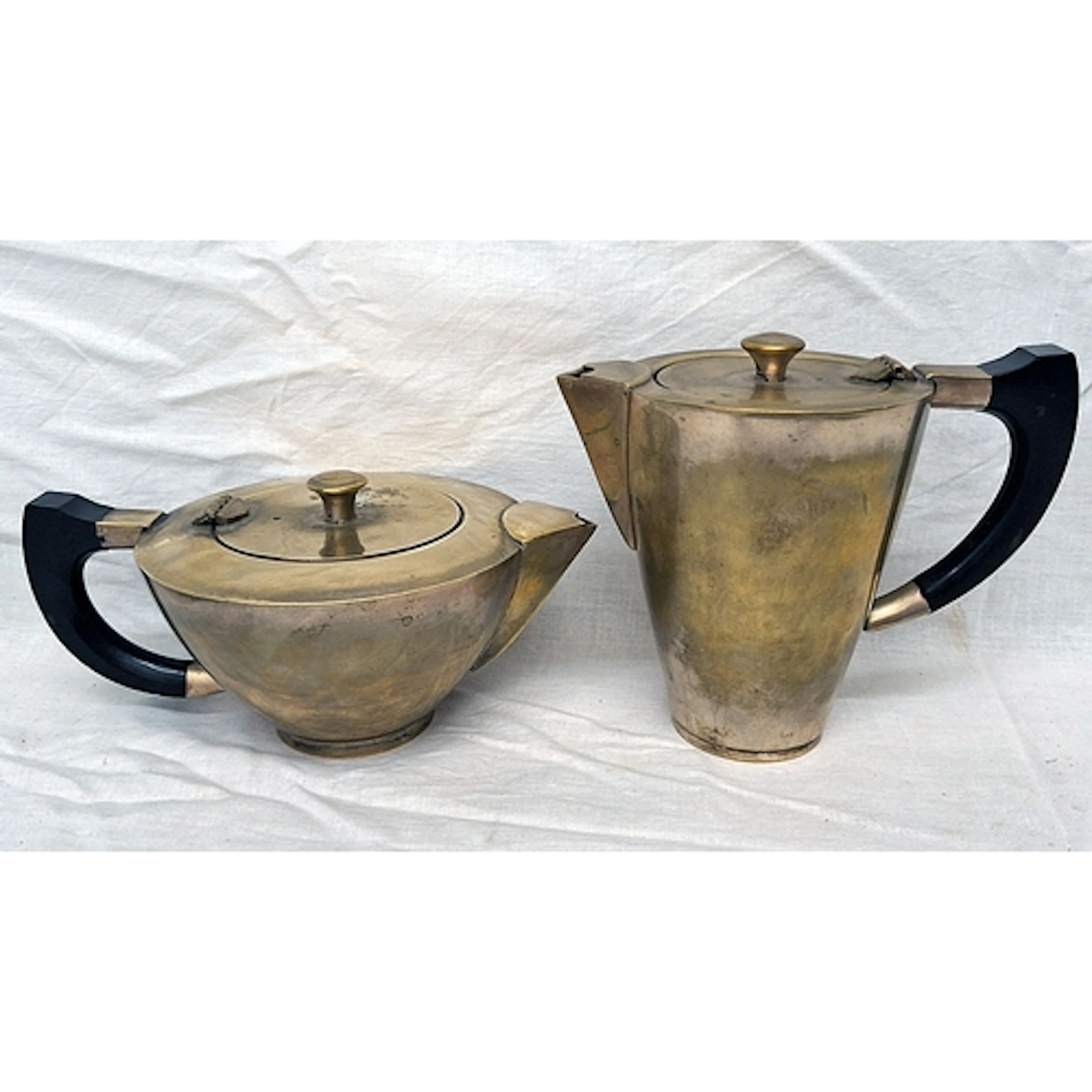 Bauhaus Style Tea & Coffee Pot in the style of Marianne Bran...