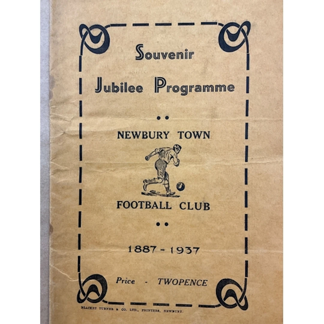 1937 - 1938 Newbury Town v Chelsea Football Programme: Sixt...