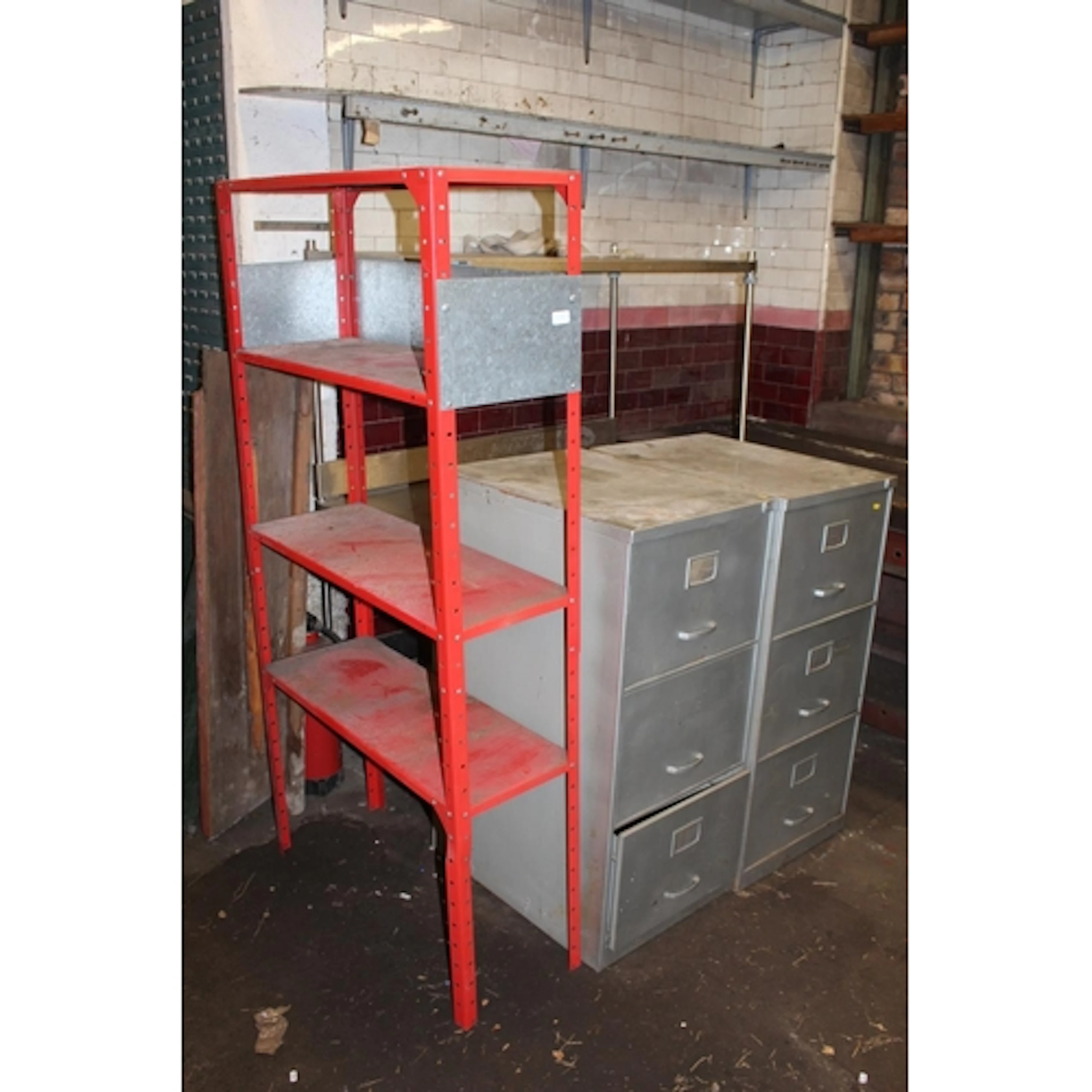 Industrial shelving racking, red shelving industrial racking...