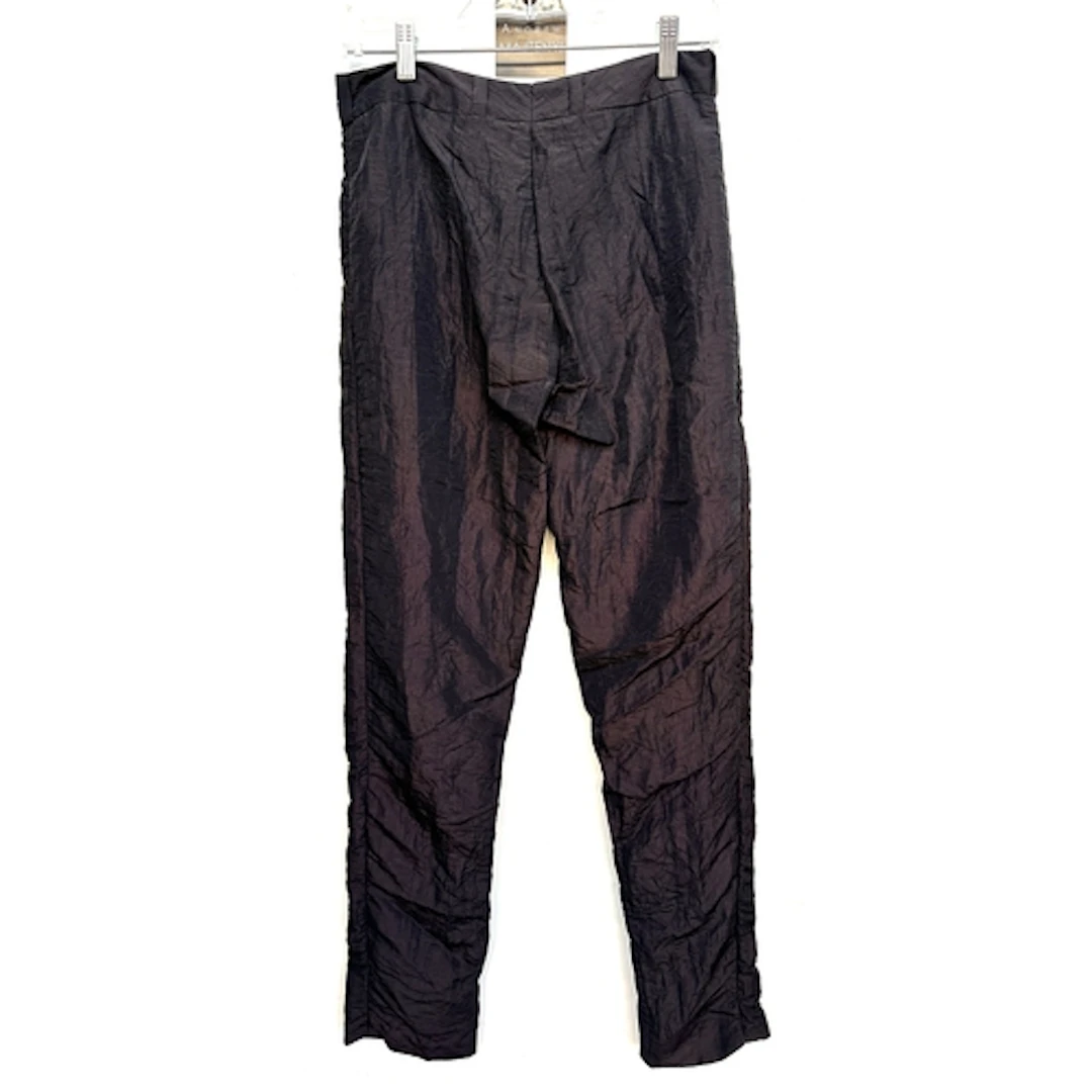 An Andrew Majtenyi, NWT, brown crinkle trouser, size 10, RRP...