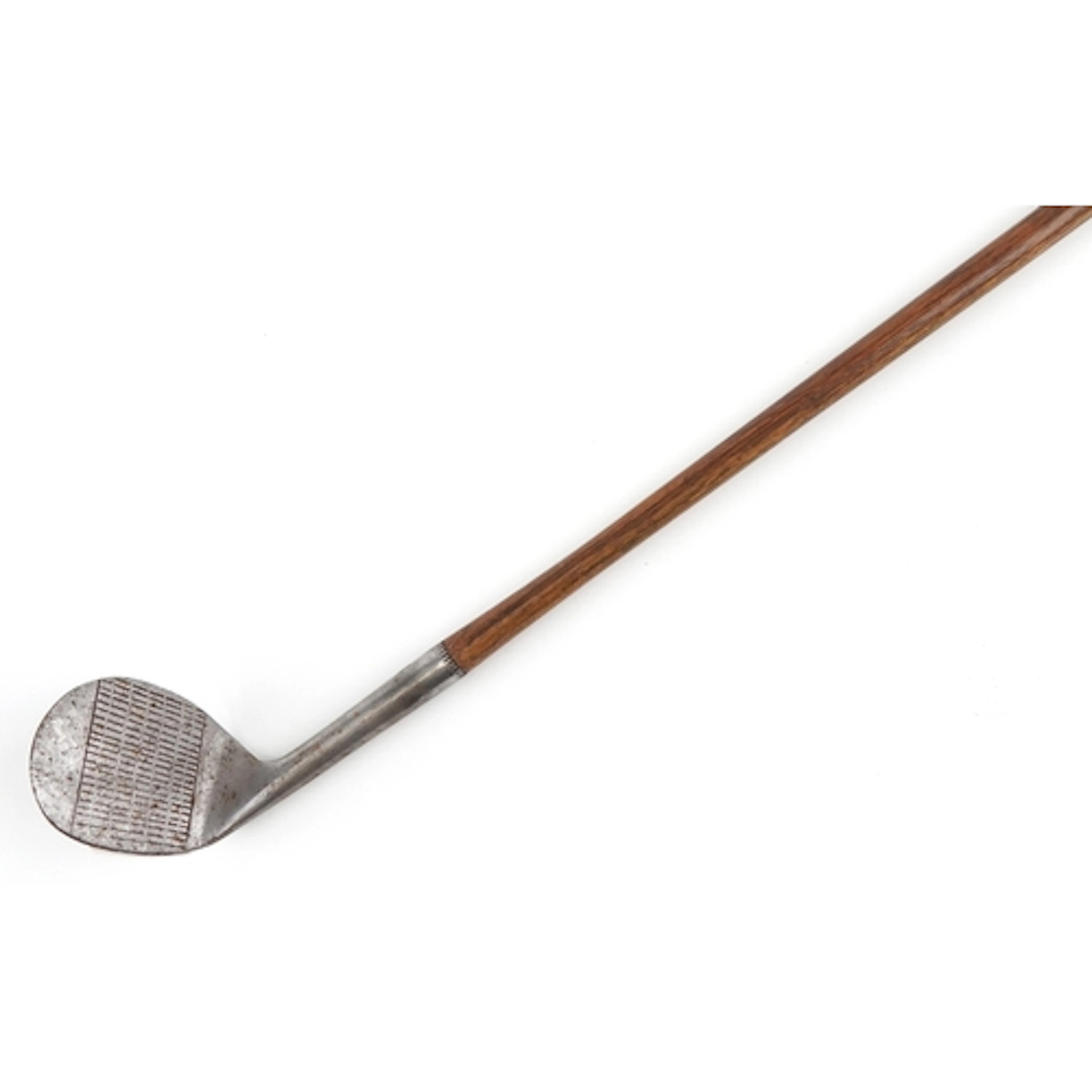 A Fraser wooden shafted golf special Niblick with rustless h...