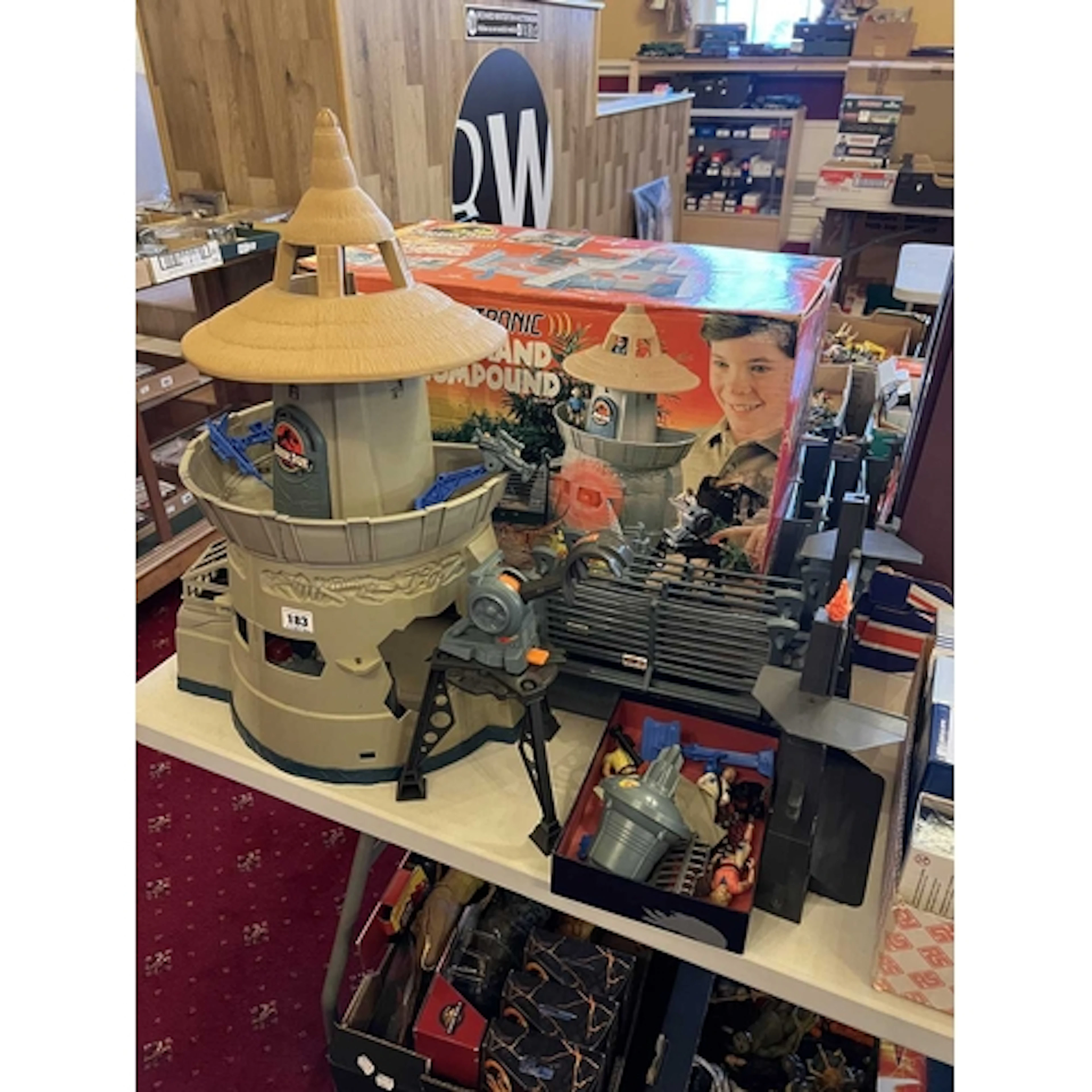 A BOXED KENNER JURASSIC PARK ELECTRONIC COMMAND COMPOUND, co...