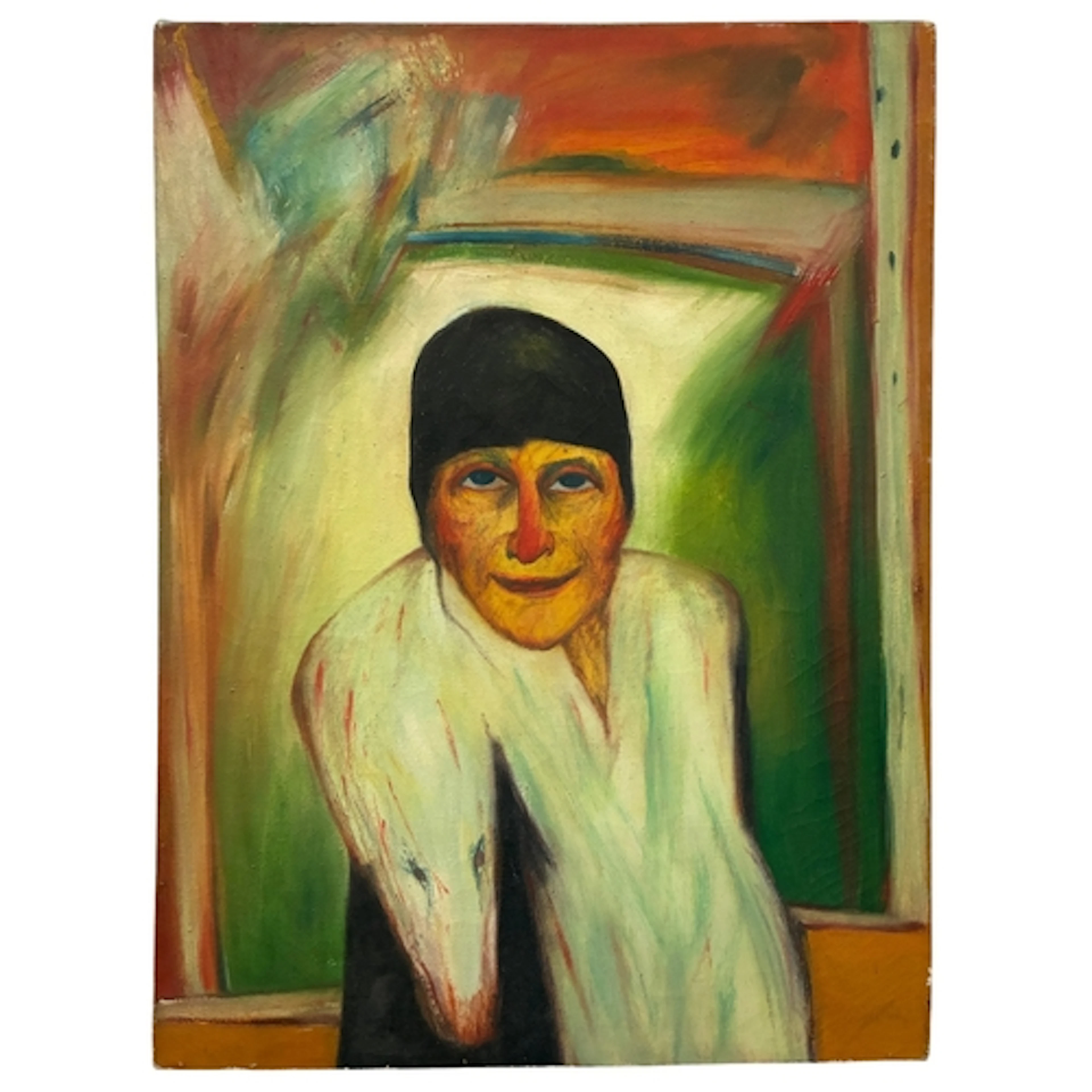 Attributed to John Bellany (1942-2013) - Portrait of an old ...
