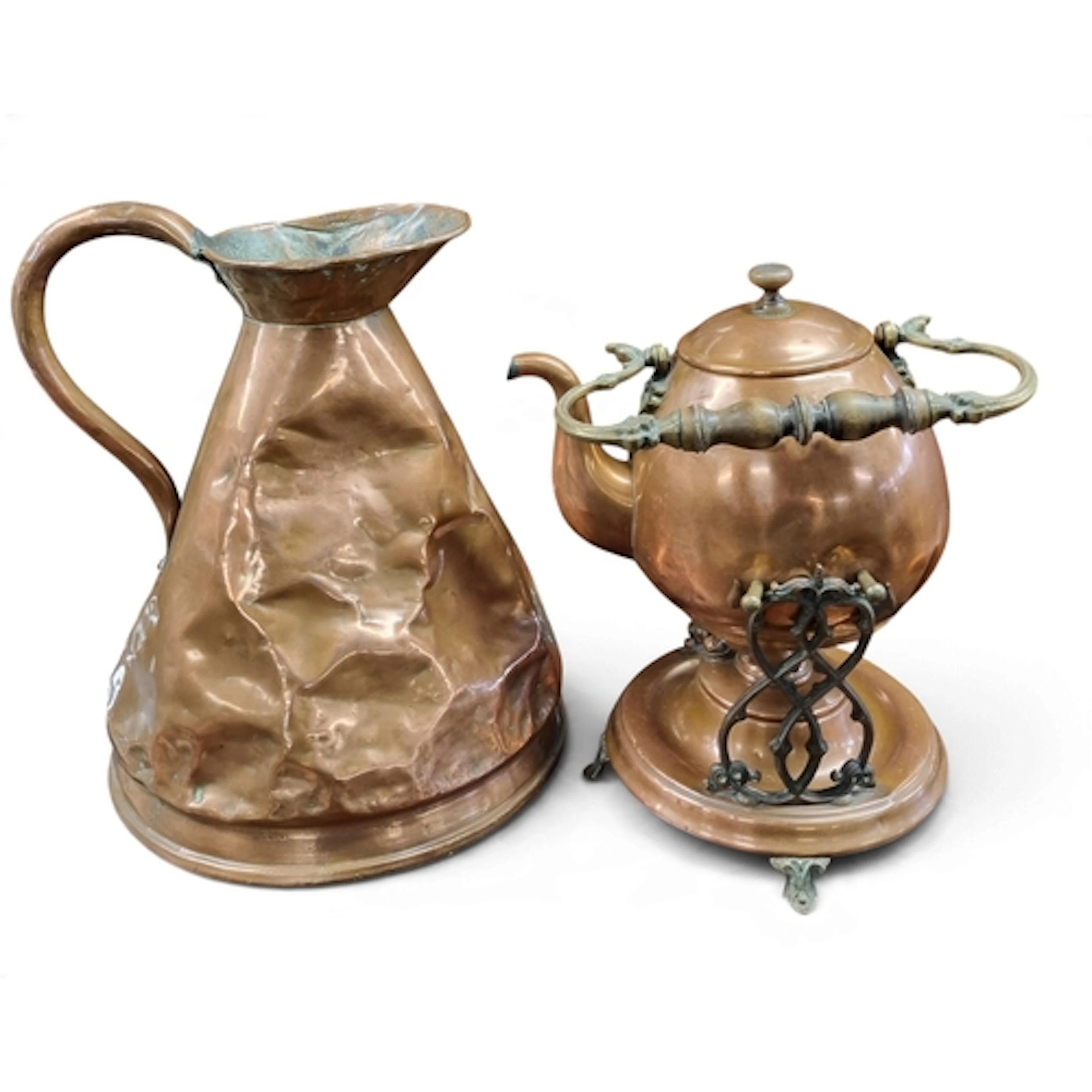 A really good quantity of 19th Century Copper and Brassware ...