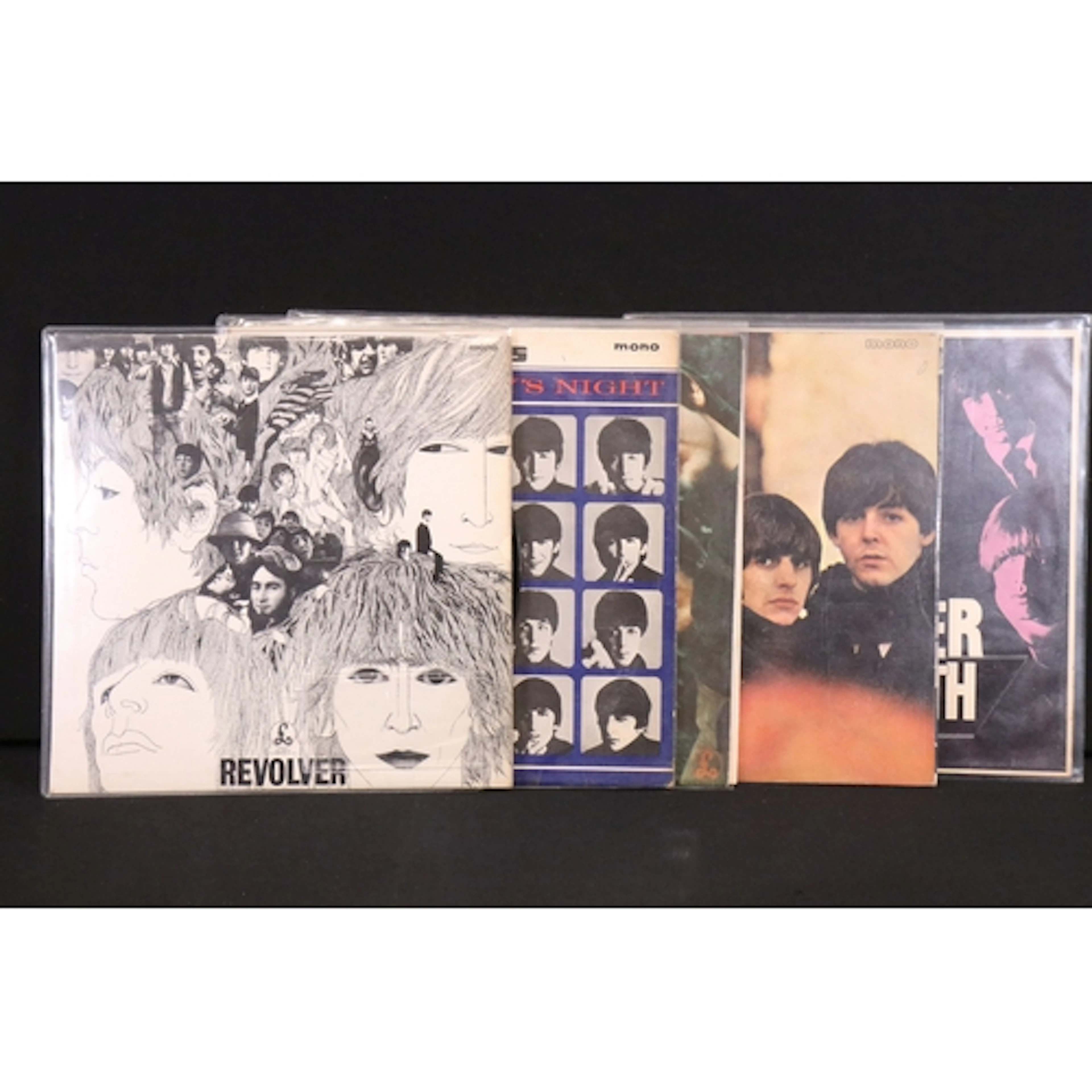 Vinyl - 4 original UK mono pressing The Beatles LP’s on yell...