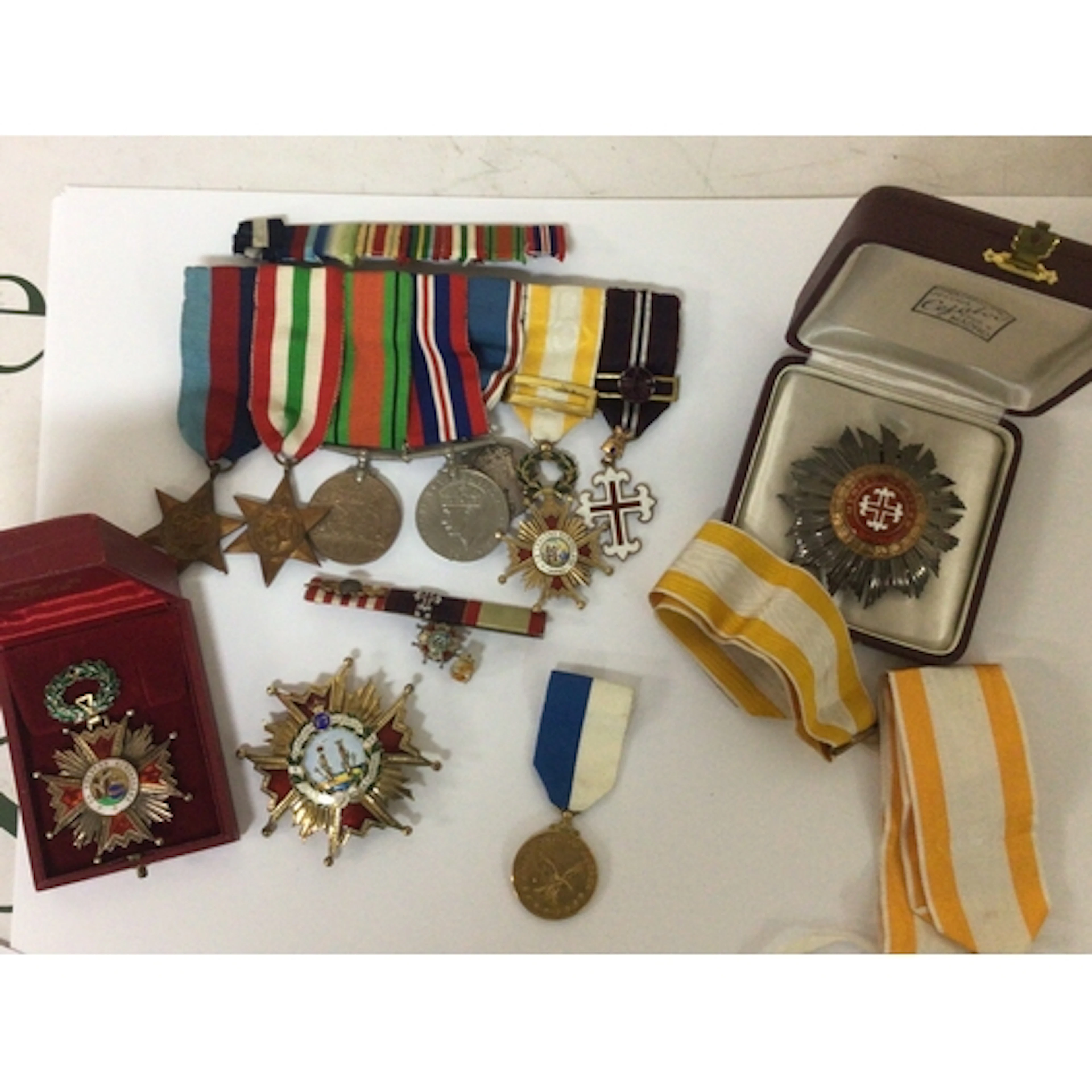 A Very interesting and rare group of II World war medals Rec...