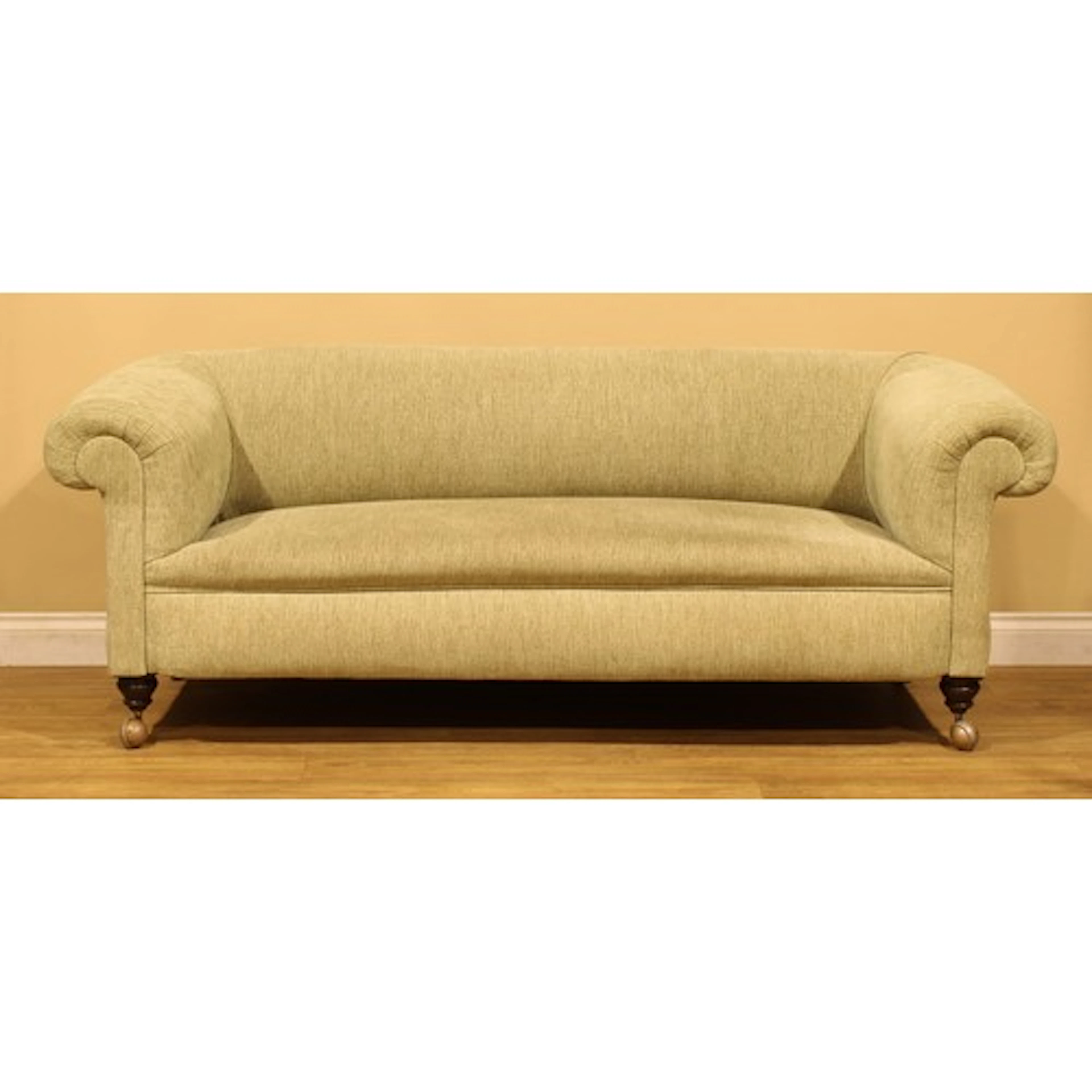A late Victorian Chesterfield type sofa, by Lamb, Manchester...