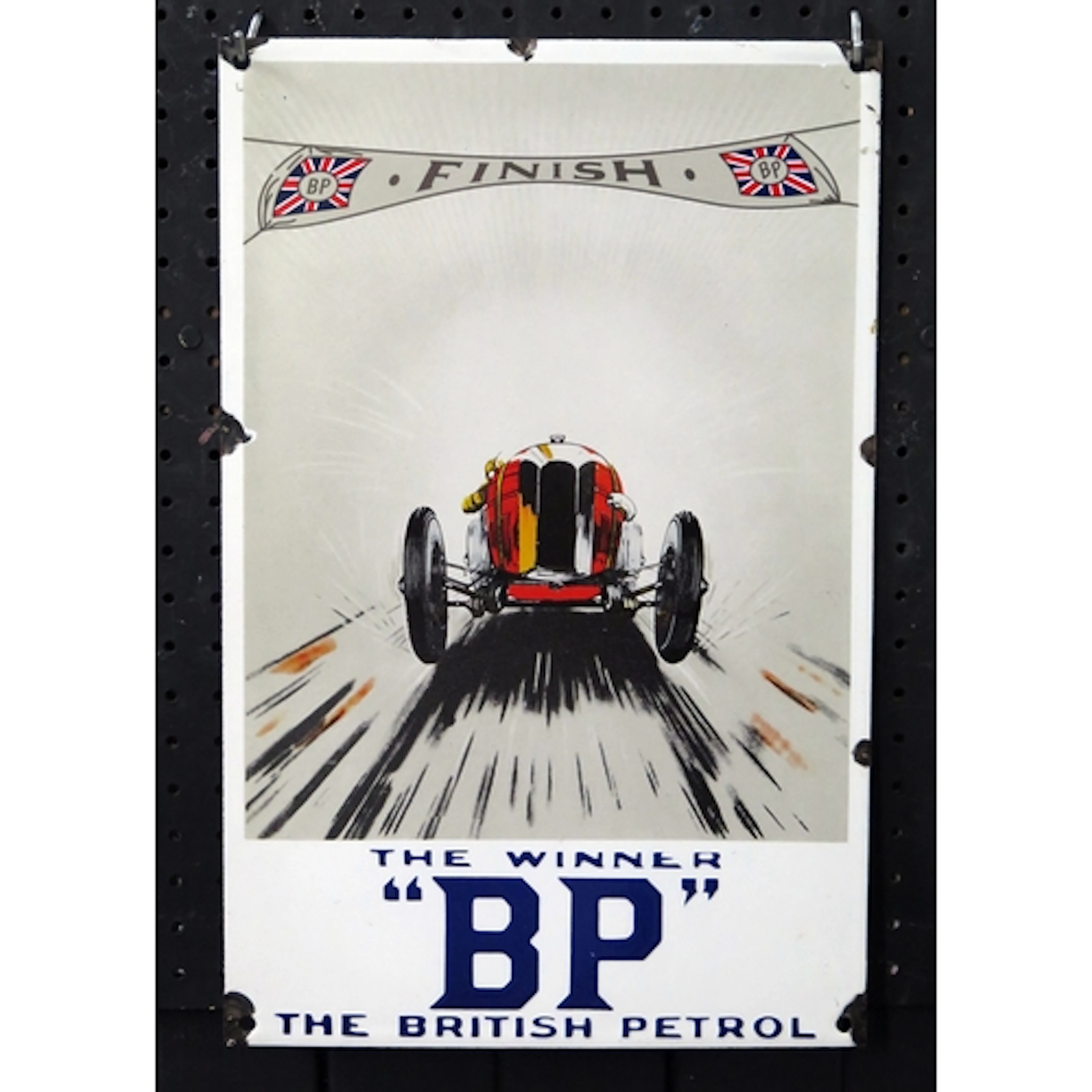 BP "The British Petrol" reproduction enamel advertising sign...