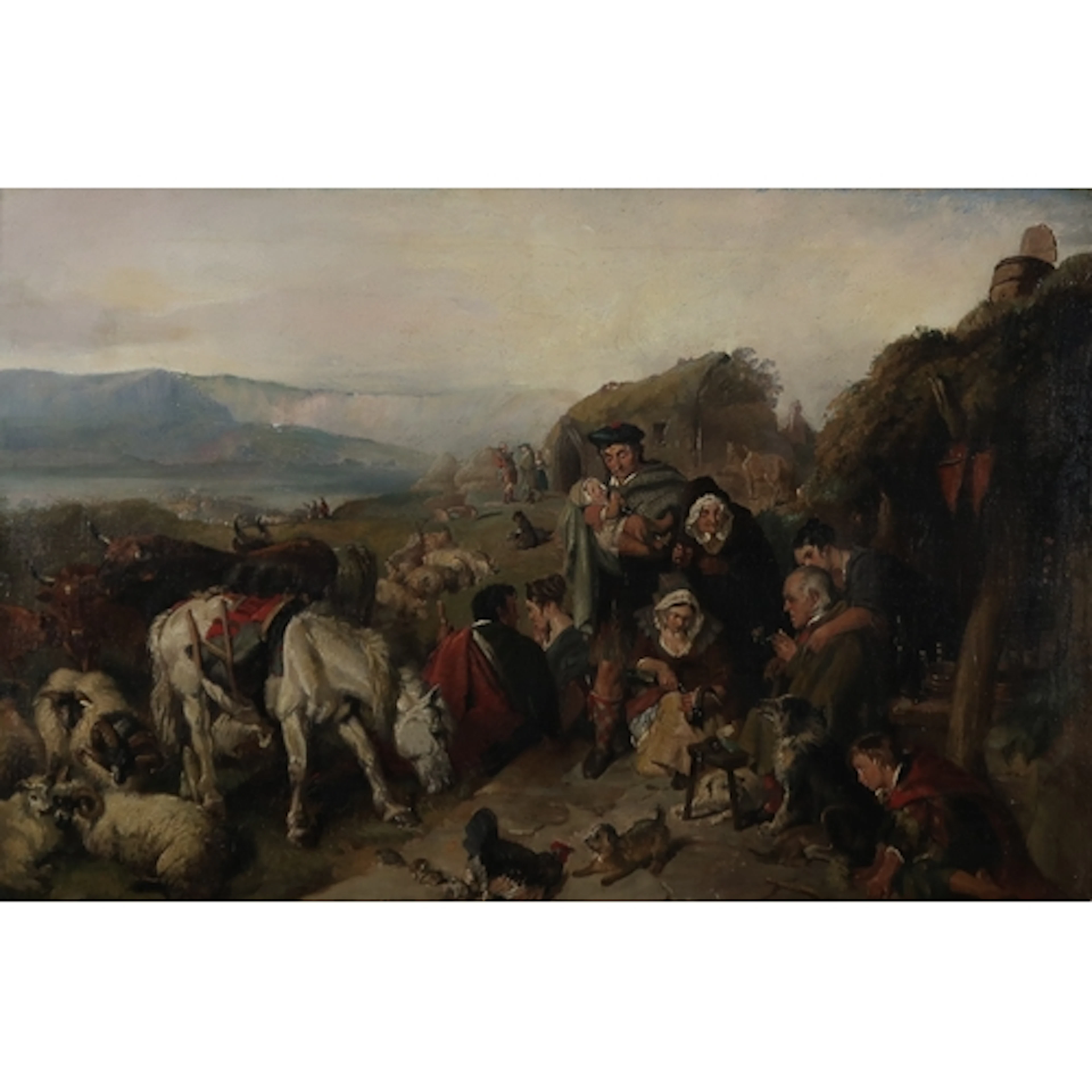 FOLLOWER OF EDWIN LANDSEER (BRITISH 1802-1873) THE DROVER'S ...