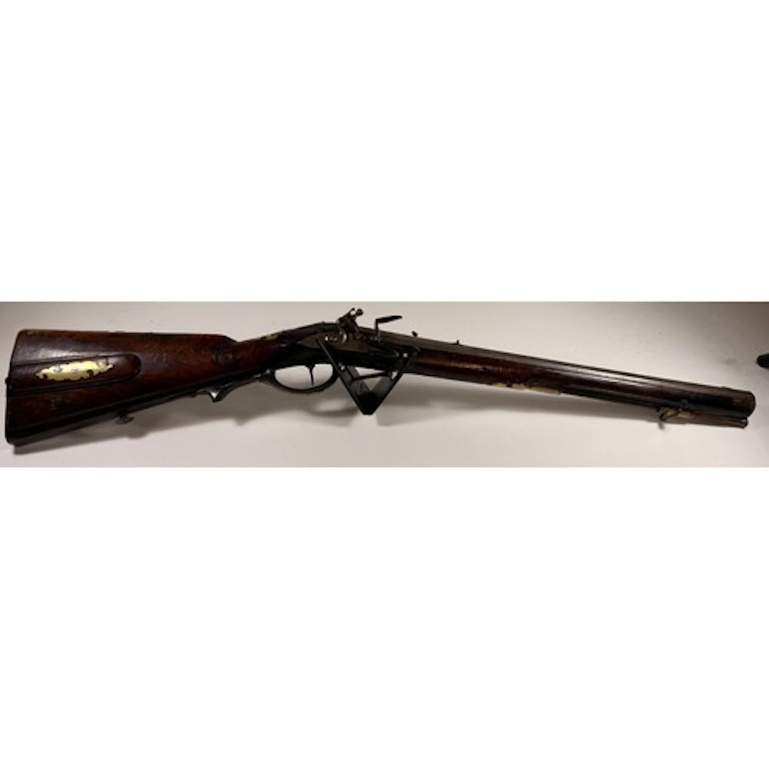A mid-18th century 32bore Austrian or German flintlock sport...