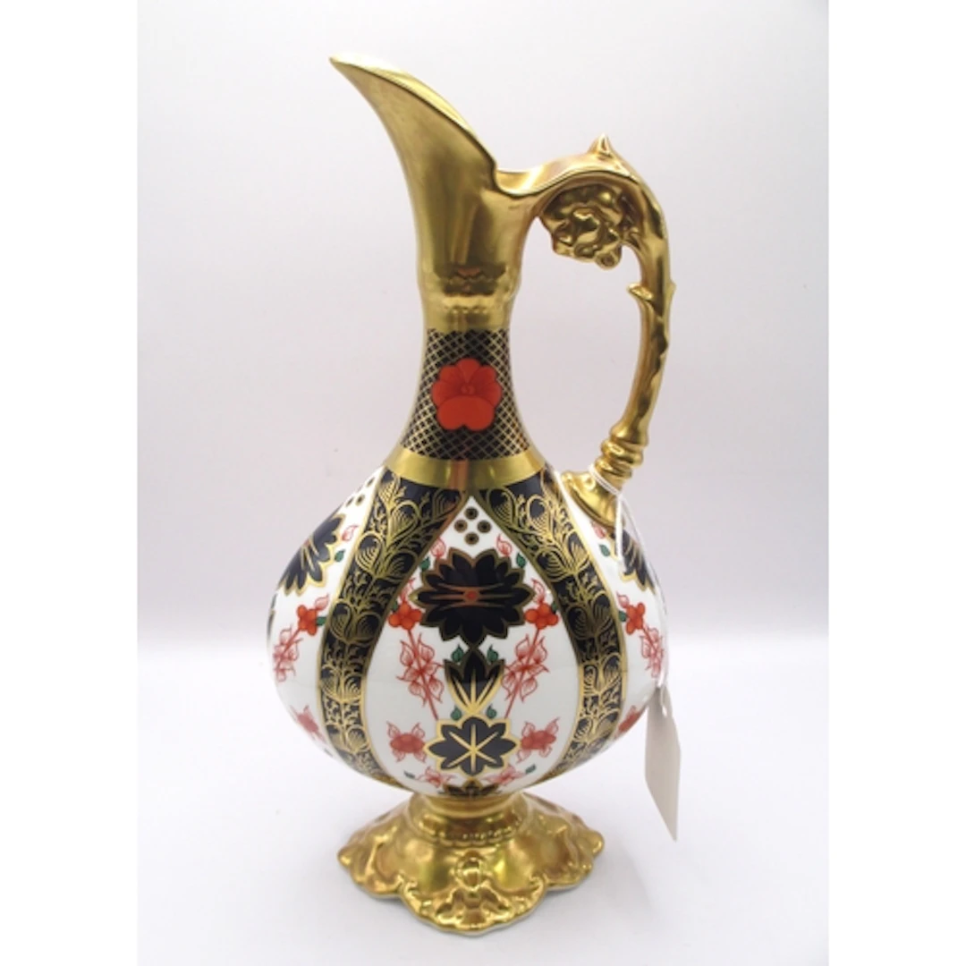 Royal Crown Derby Imari pattern jug vase, ' Old Imari ', 26c...