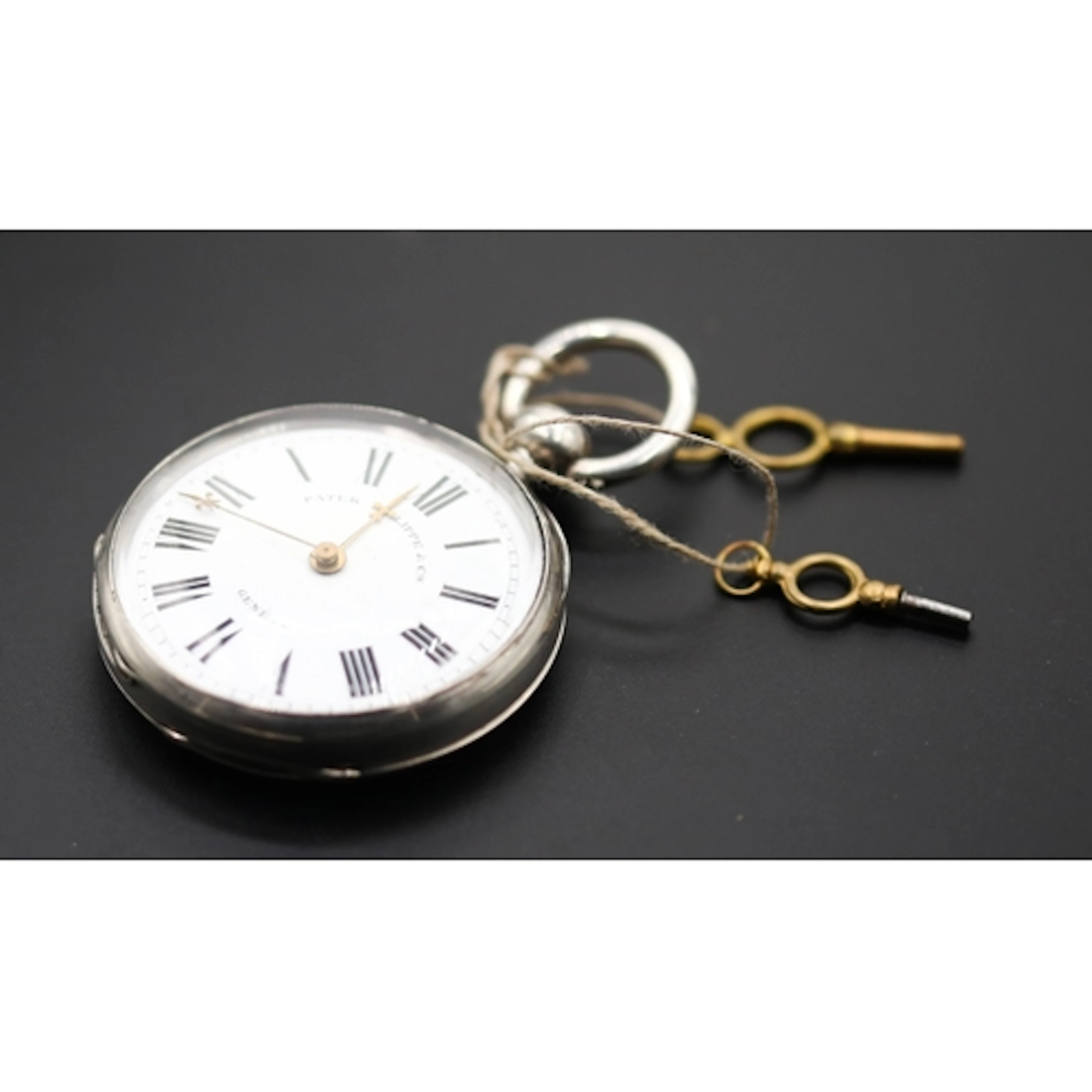 Rare Antique Silver Cased Patek Philippe & Co Geneve Pocket ...