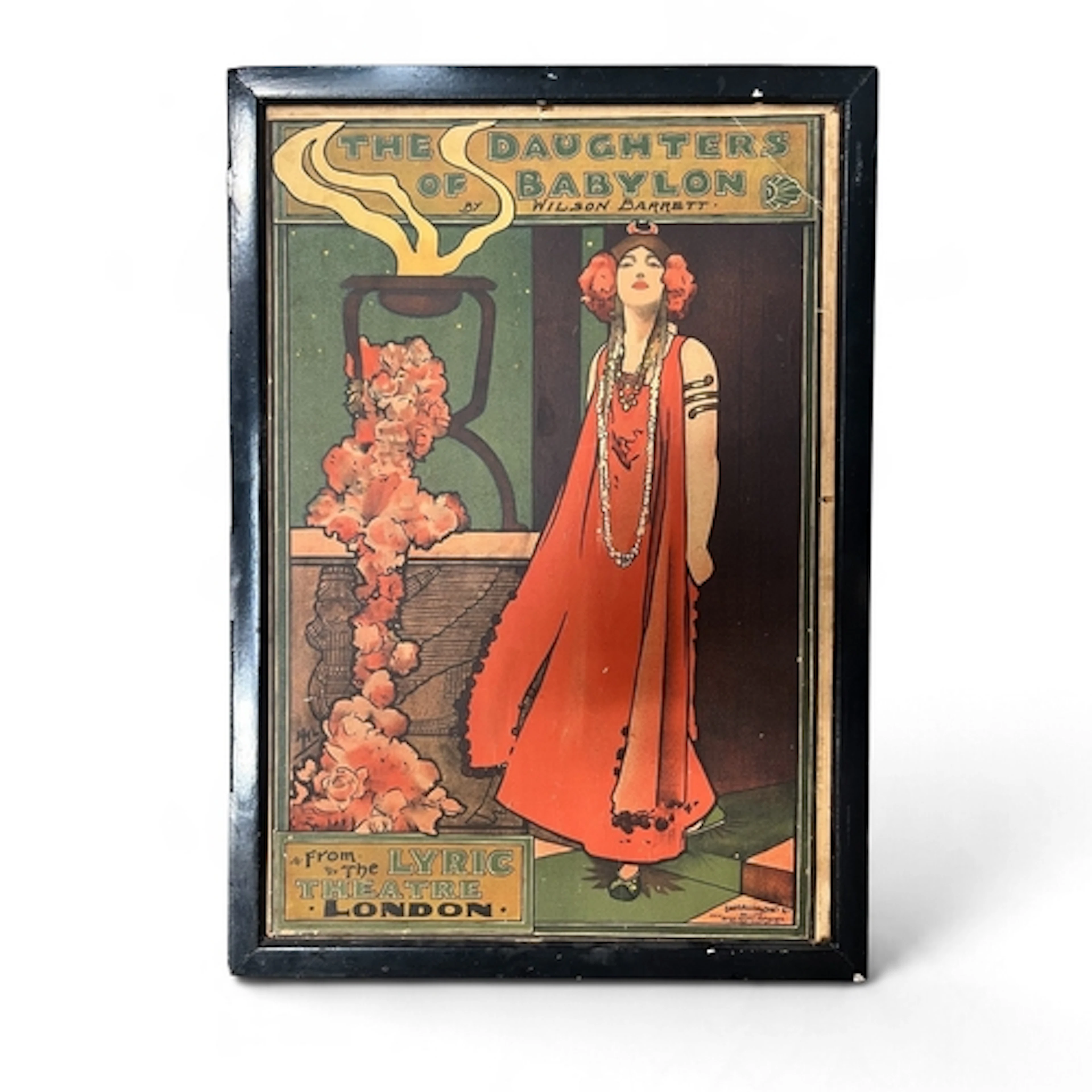 AN ORIGINAL THATRE POSTER FOR 'THE DAUGHTERS OF BABYLON' BY ...
