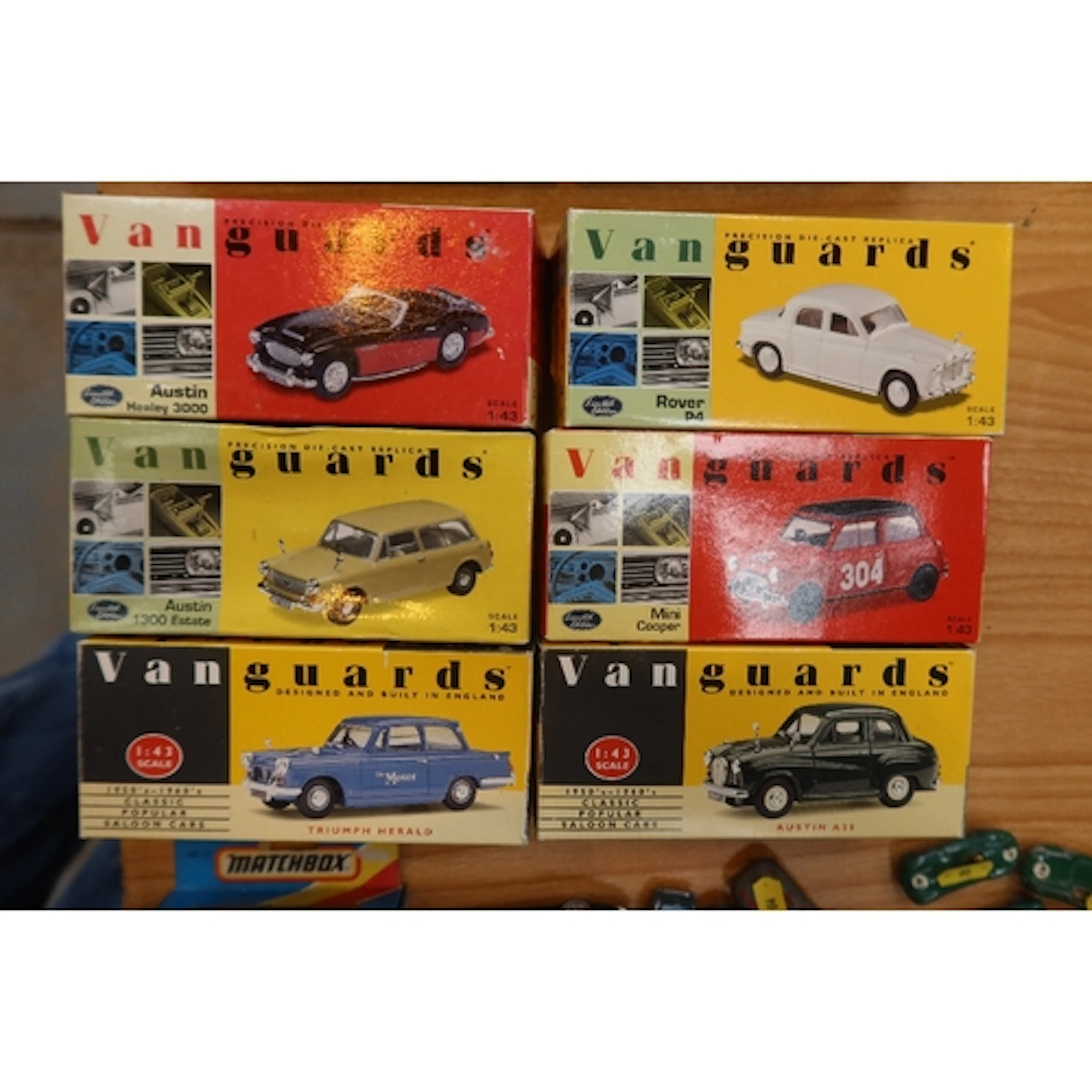 6 Vanguard boxed models