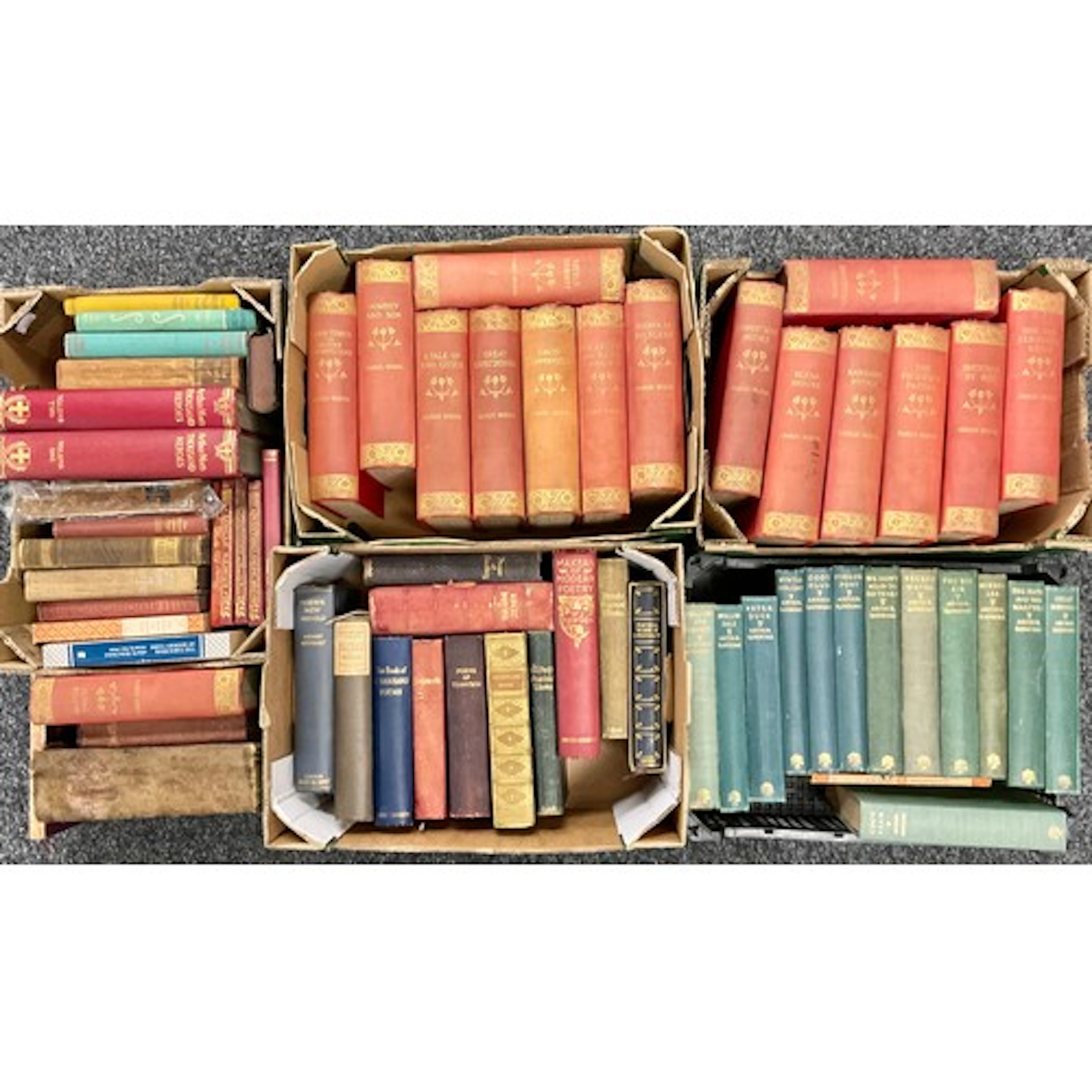 Books - poetry, novels, etc. including Tennyson, Longfellow,...