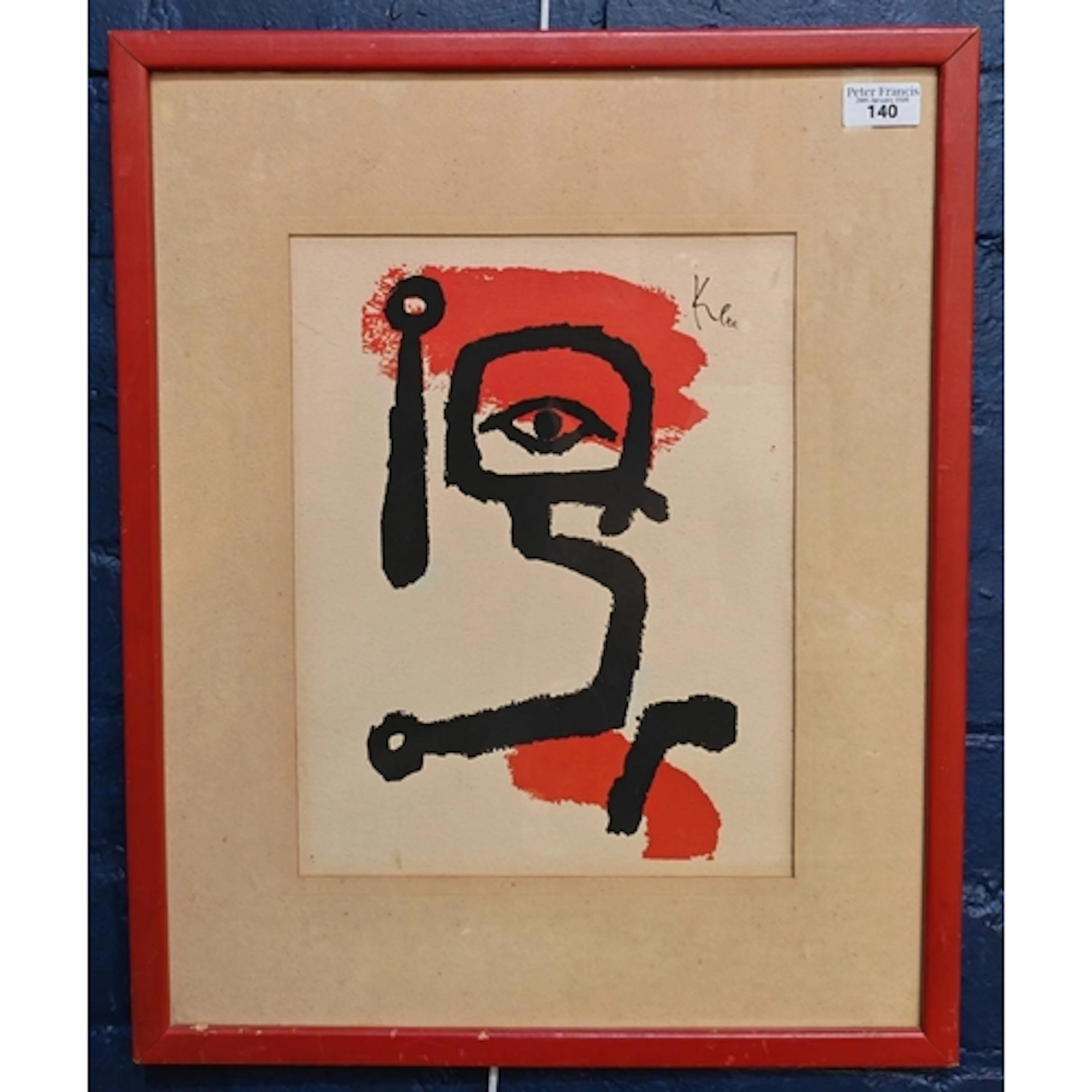 After Paul Klee (Swiss 1879 - 1940), 'Kettle Drummer', colou...