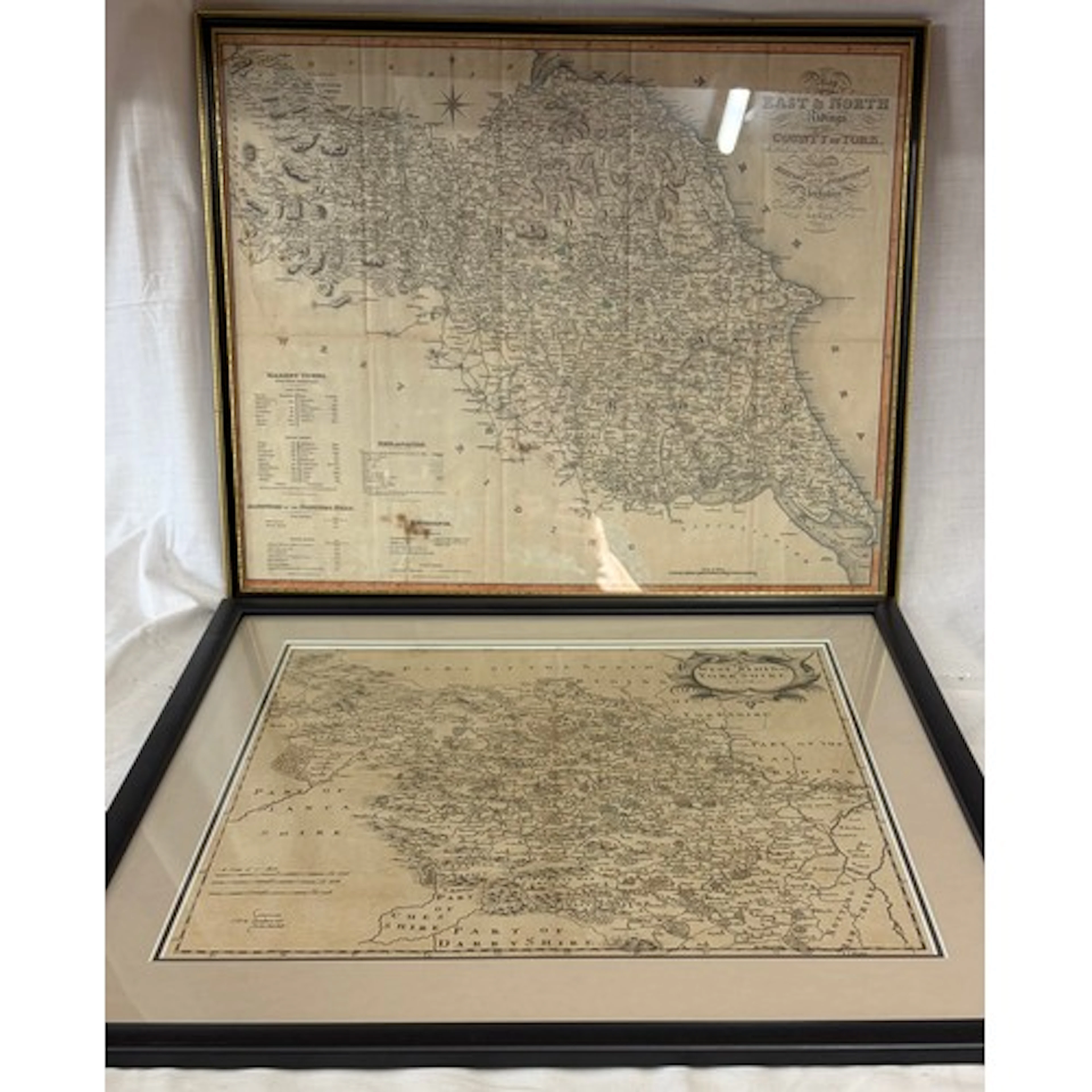Robert Mordon map depicting the West Riding of Yorkshire tog...