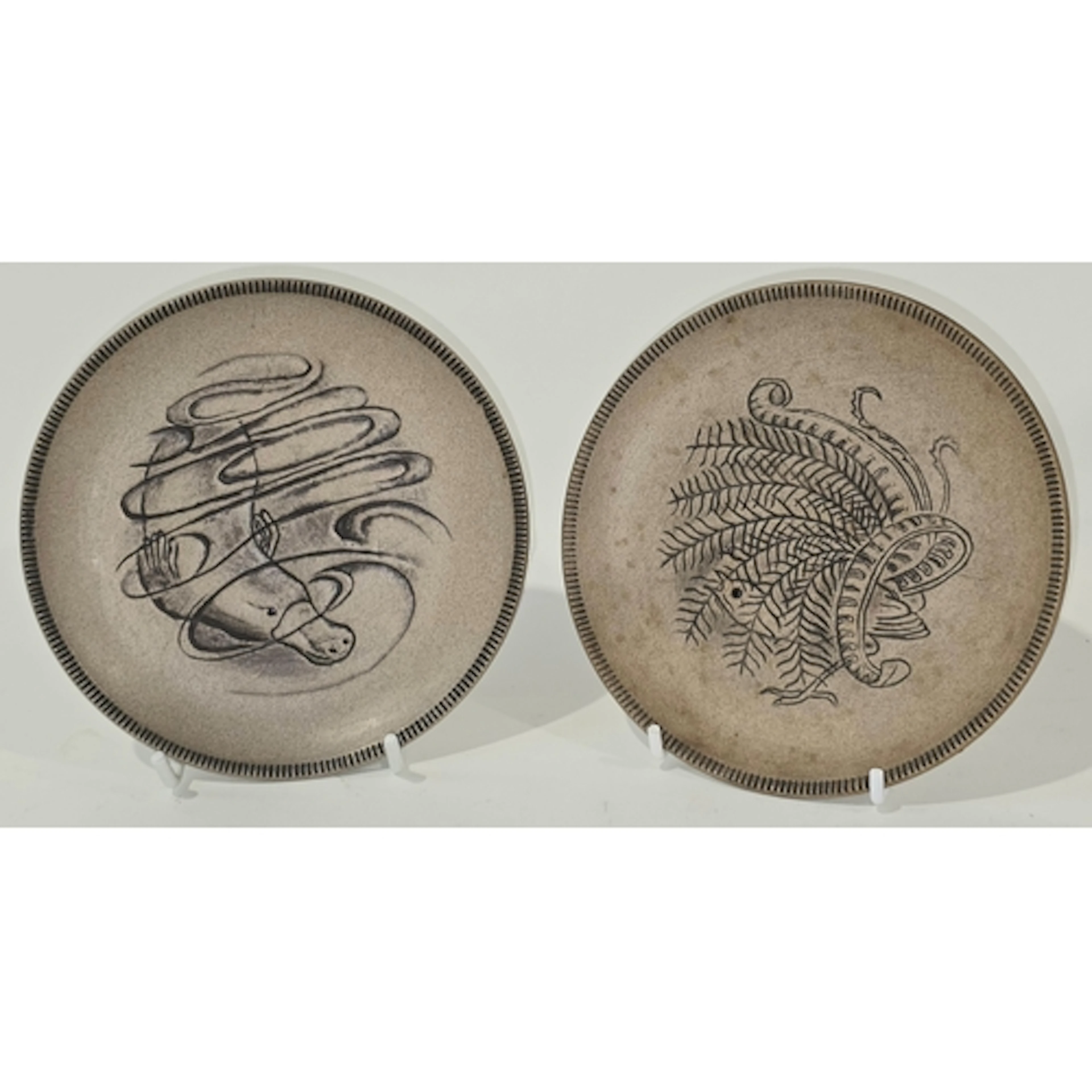 Poole Pottery Stoneware Australian Coin Series pin dish depi...